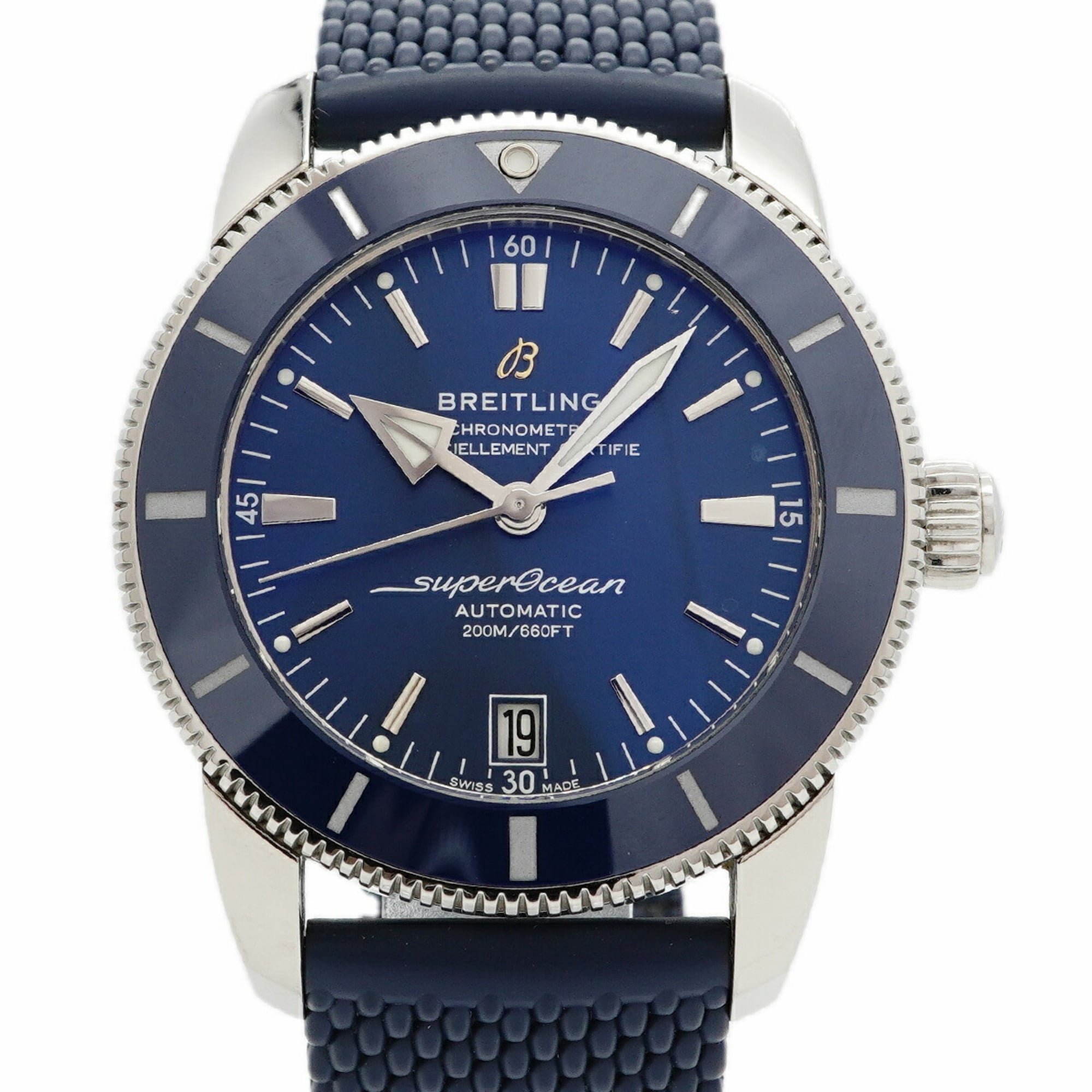 Breitling Superocean Heritage AB2010 Blue Dial 41mm Watch