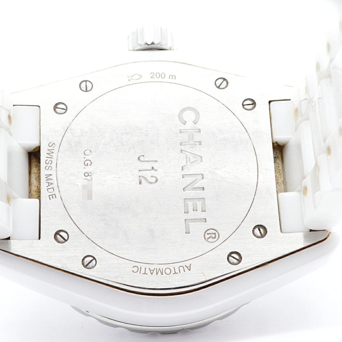 Chanel J12 H0970 horloge met witte wijzerplaat 39mm