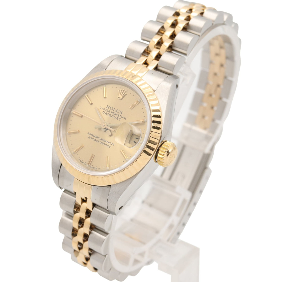 Rolex Datejust 98 Series 69173 Champagne, Gold Dial 26mm Watch