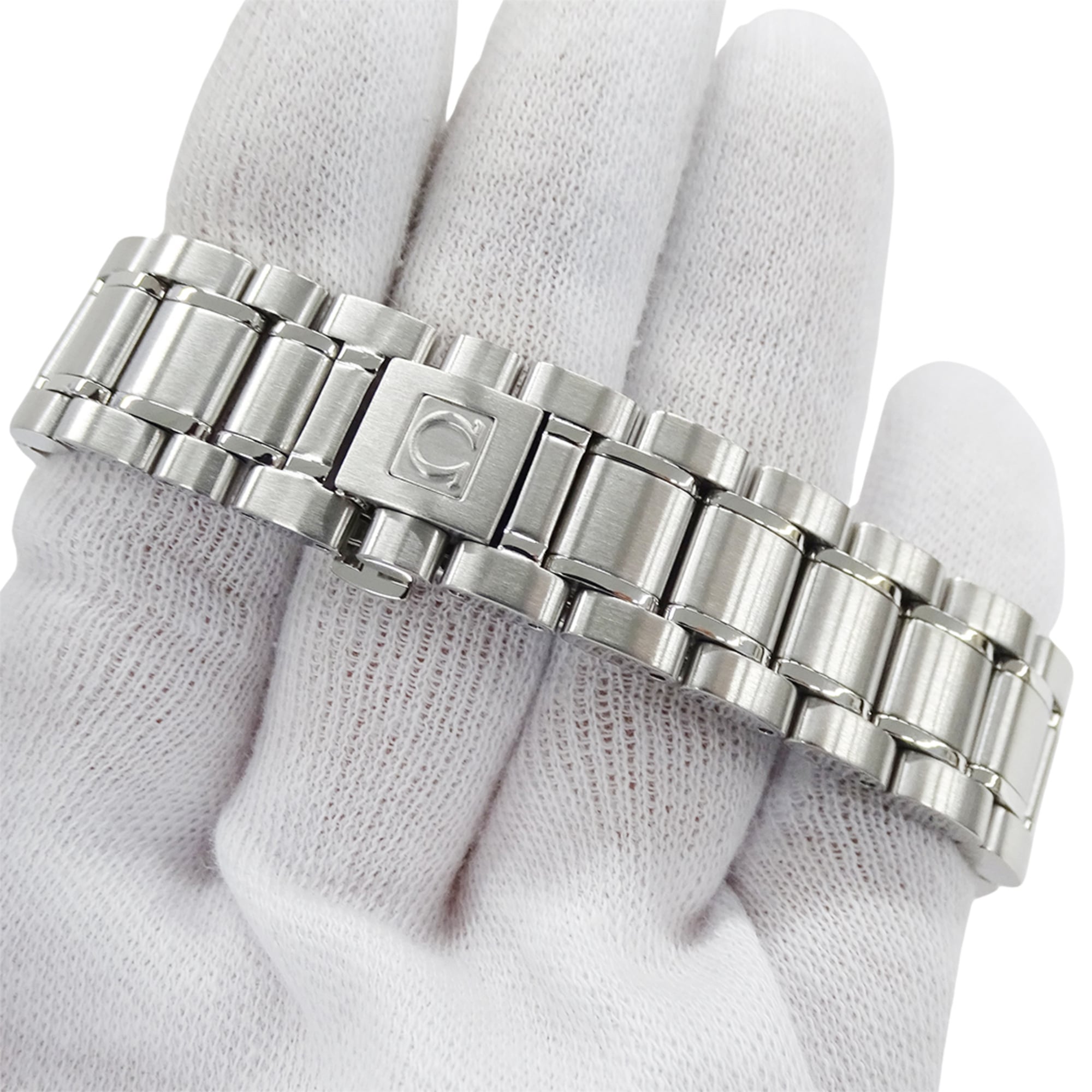 Omega Classic 5203.81 Brand Name Date Automatic Movement Stainless Steel (SS) Silver & Blue