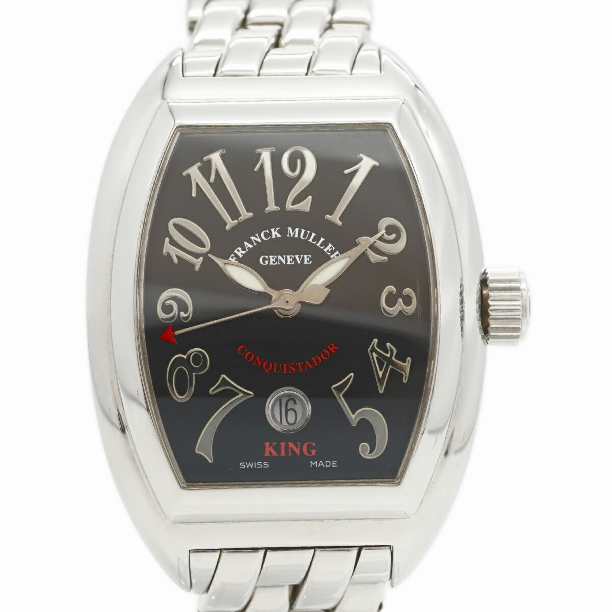 Franck Muller Muller 8002SCKING Black Dial Stainless steel 40mm Watch
