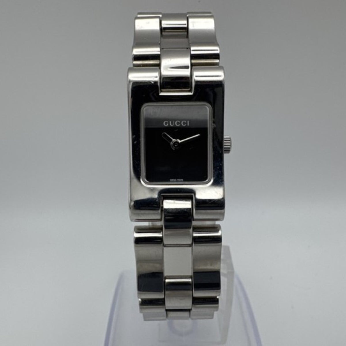 GUCCI Gucci Watch 2305L Black Silver Stainless Steel Women's
