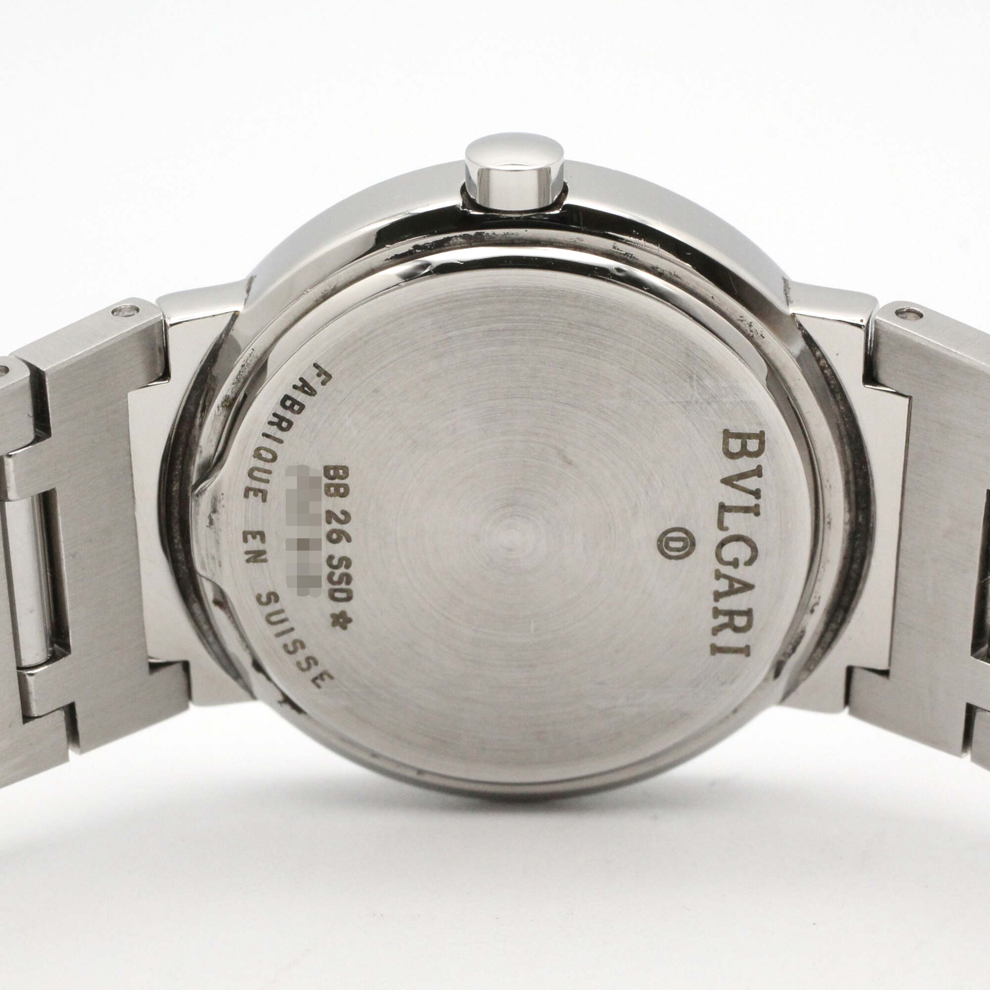 Bulgari BVLGARI Stainless Steel Ladies Black BB26SSD