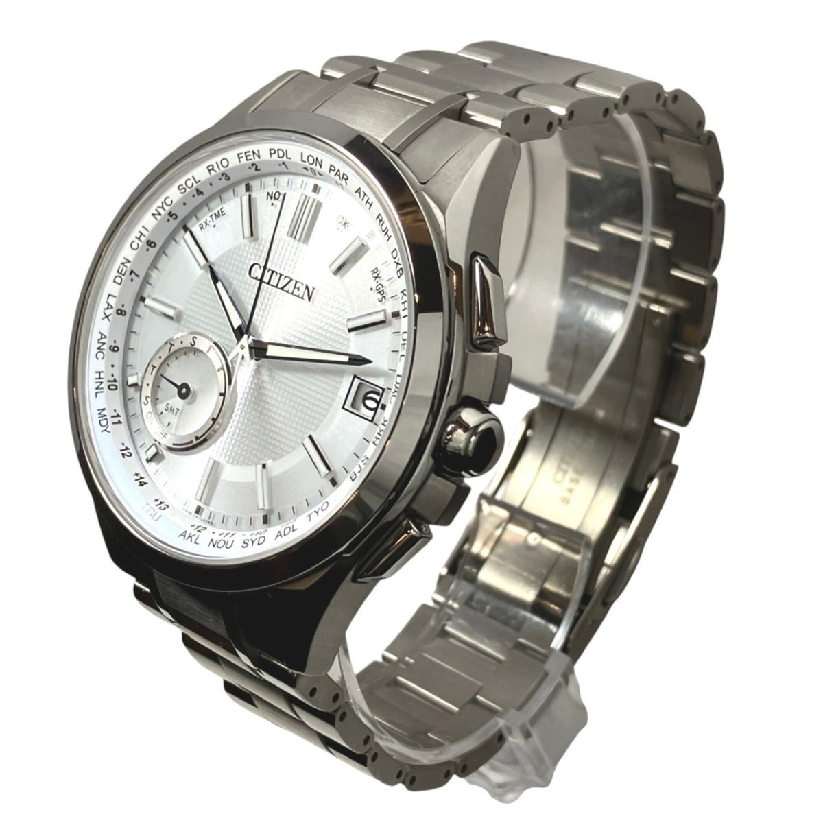 Citizen Attesa Eco-Drive Satellite Wave CC3010-51A F150-T021581 Silber Zifferblatt 46 mm Uhr