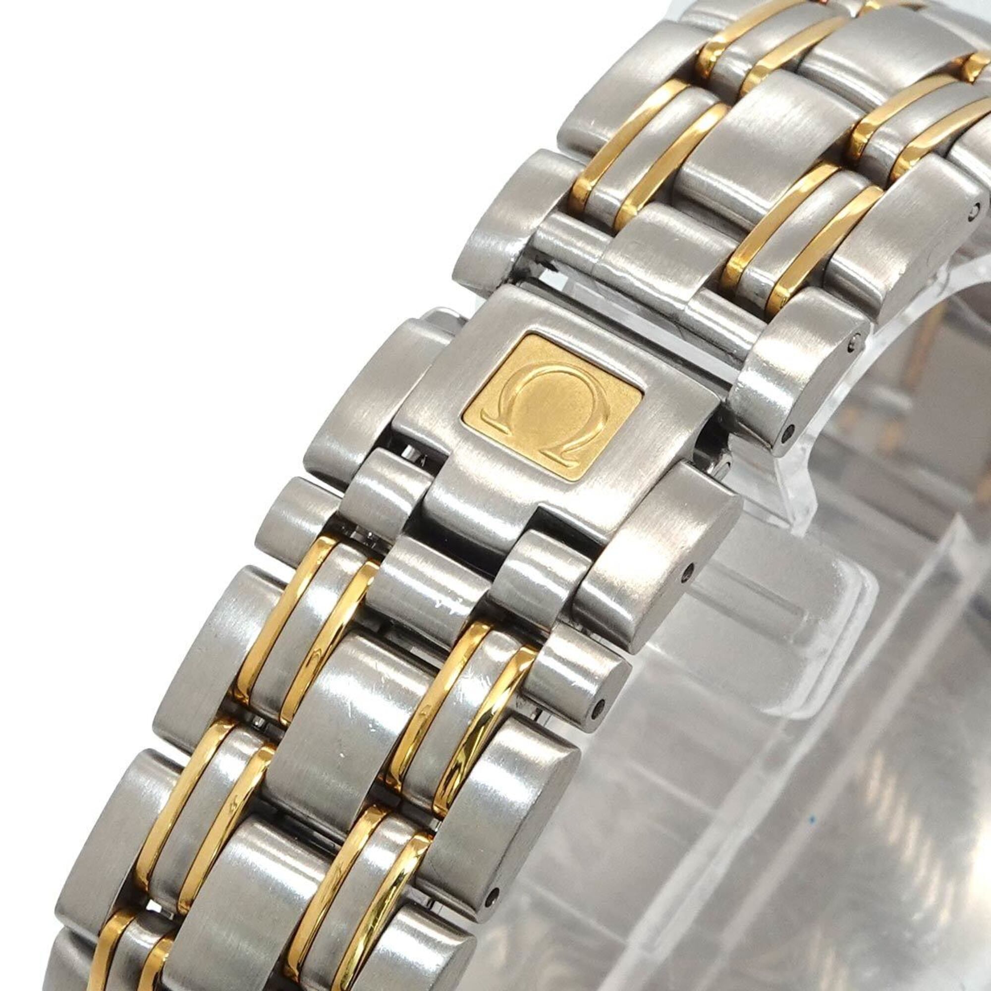 Omega Seamaster 120 Combination 2311 11 Men's Watch Date Gold YG Yellow Quartz