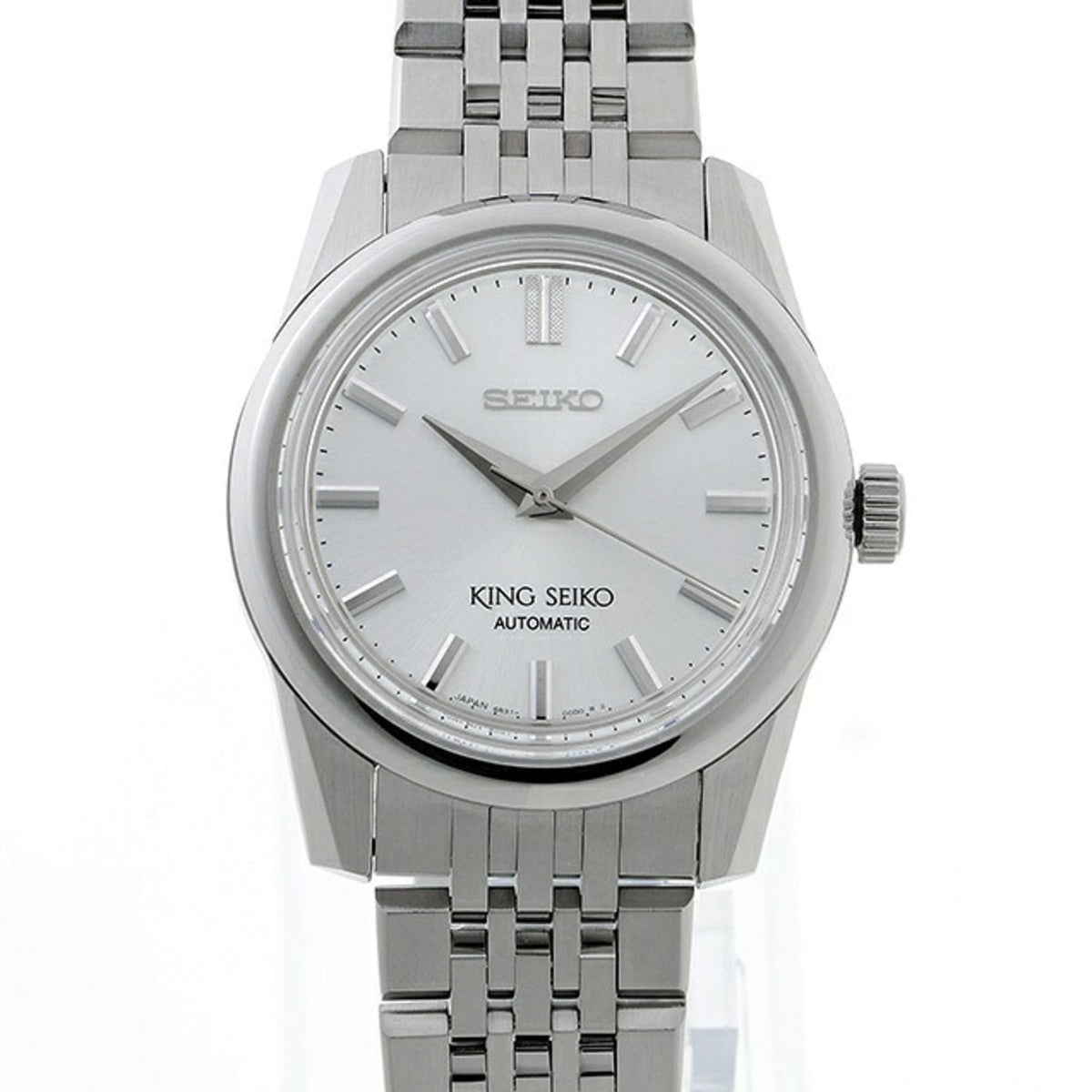 Montre Seiko King SDKS001/6R31-00D0, cadran argenté, 37 mm