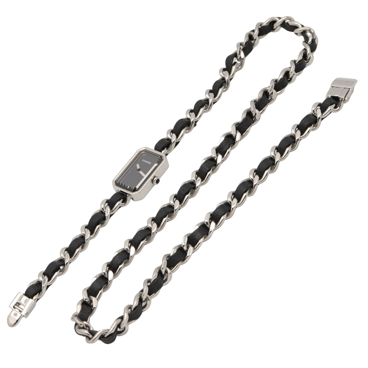 Chanel Première Lock Triple Bracelet H3749 Black Dial 15mm Watch