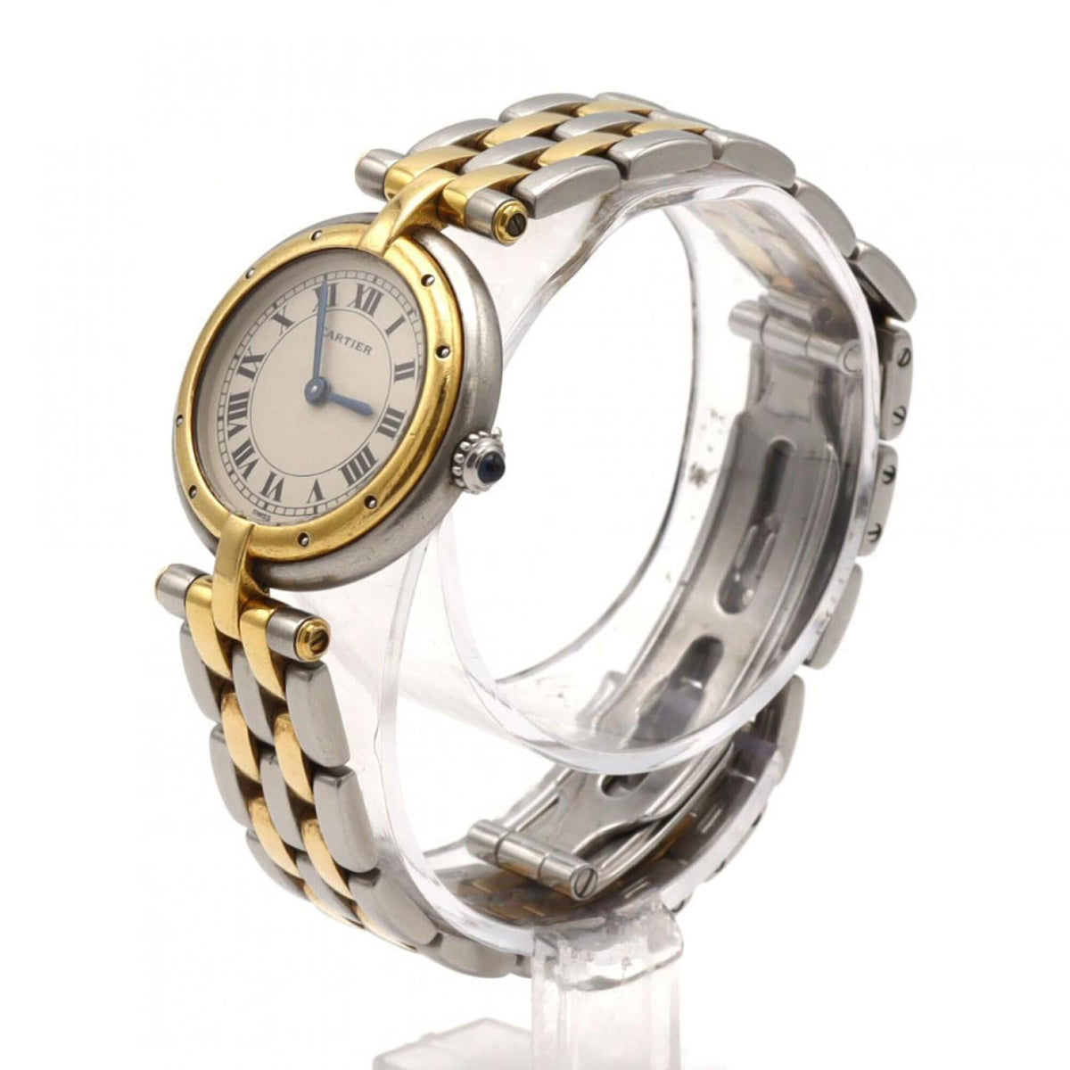 Cartier Panthère Vendôme SM 2-reihig Silber Zifferblatt 23 mm Uhr