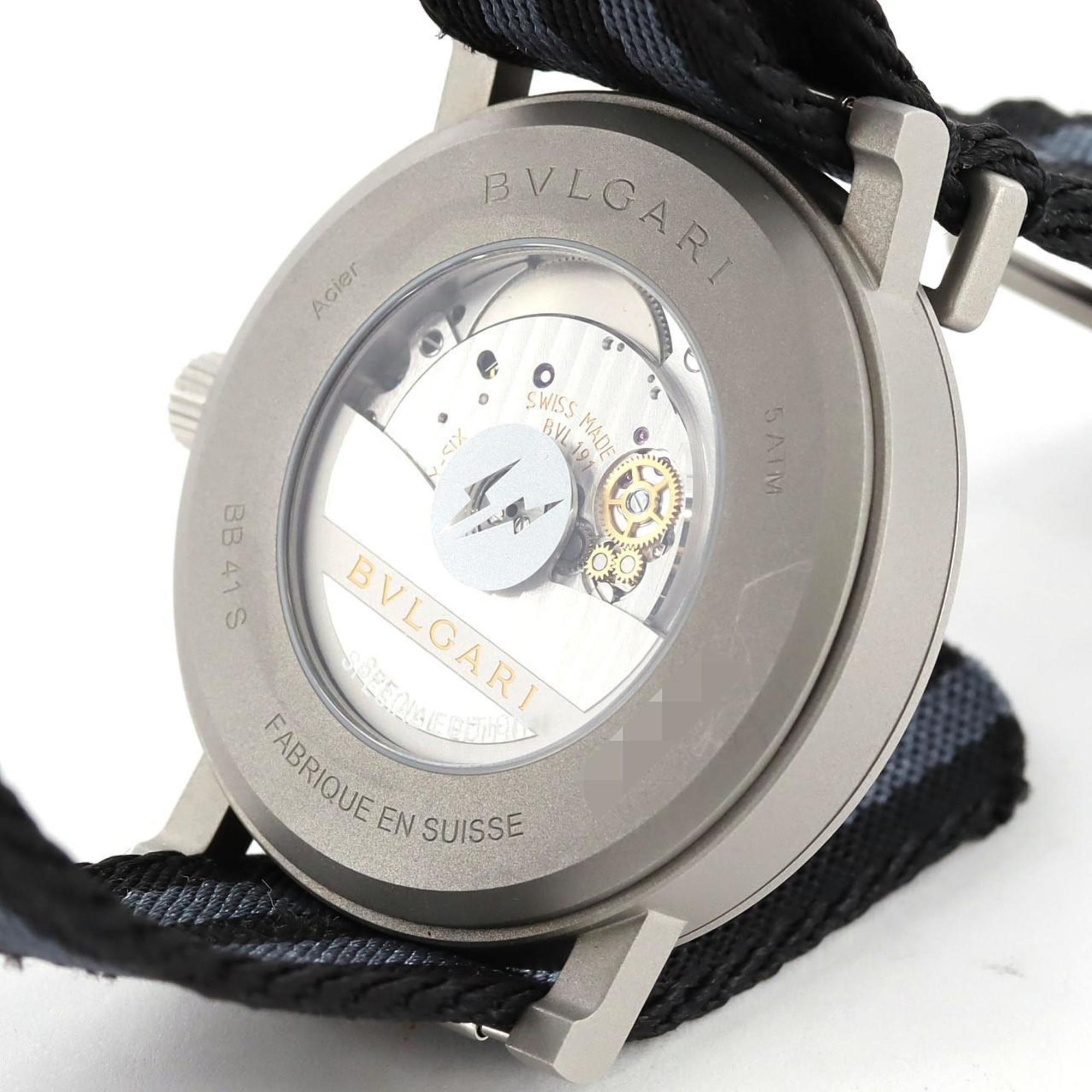 BVLGARI JAPAN LIMITED BB41S 103443 SS polshorloge met automatisch uurwerk
