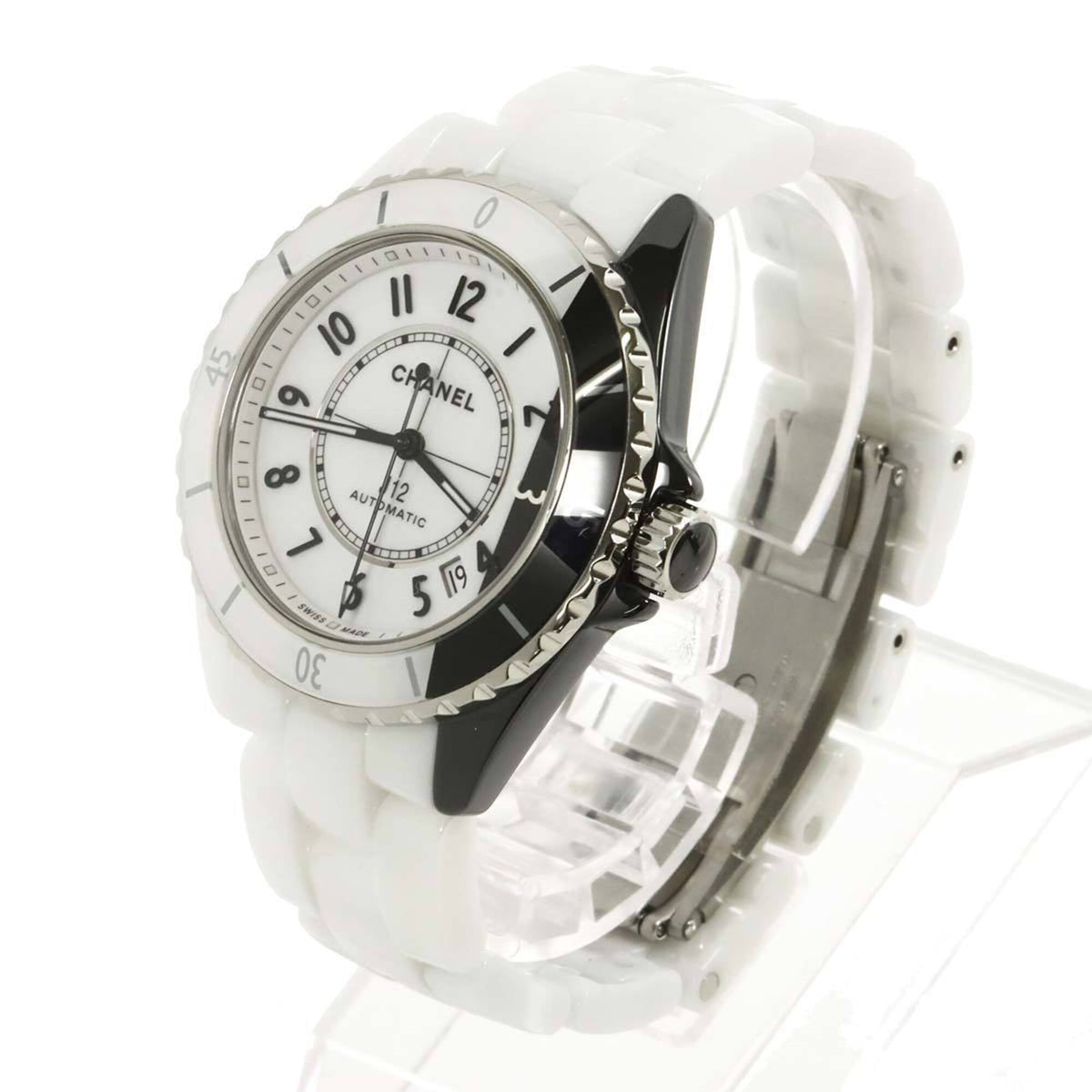 Chanel J12 Paradox 38 mm H6515 Zwart, witte wijzerplaat 39mm Horloge