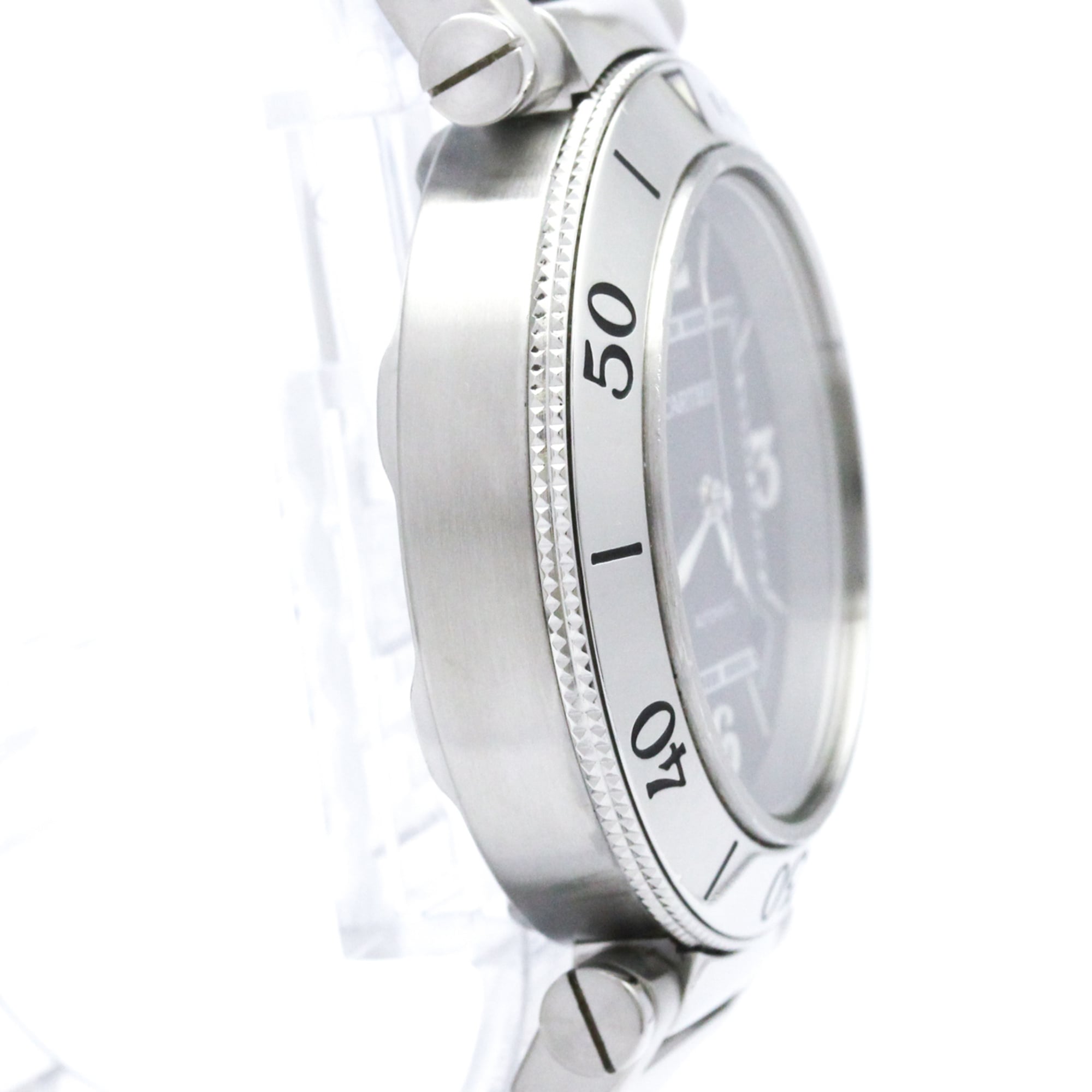 Cartier Pasha Seatimer W31077M7 Black Dial 40mm Watch