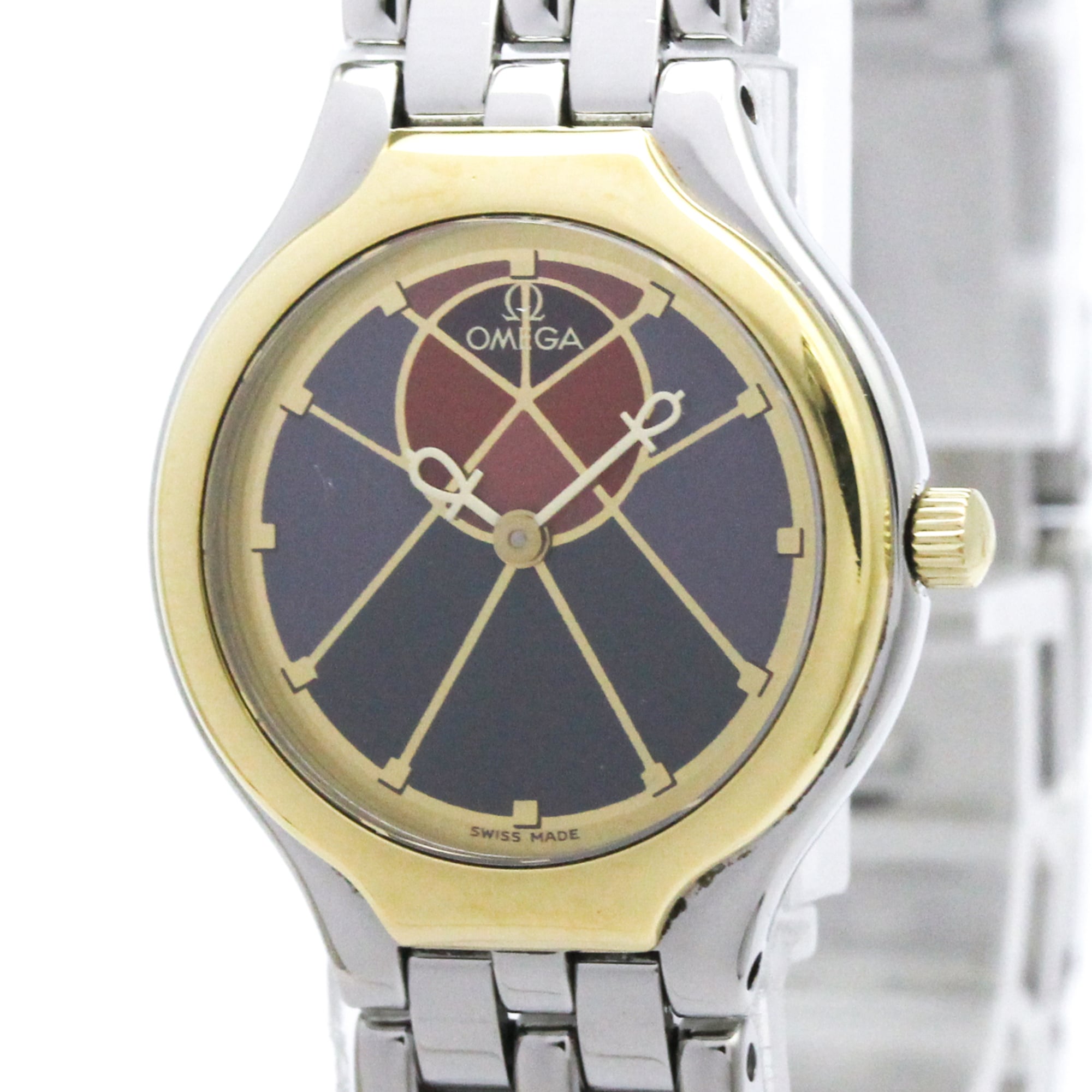 Omega De Ville 5950101 Bordeaux, Purple Dial 23mm Watch