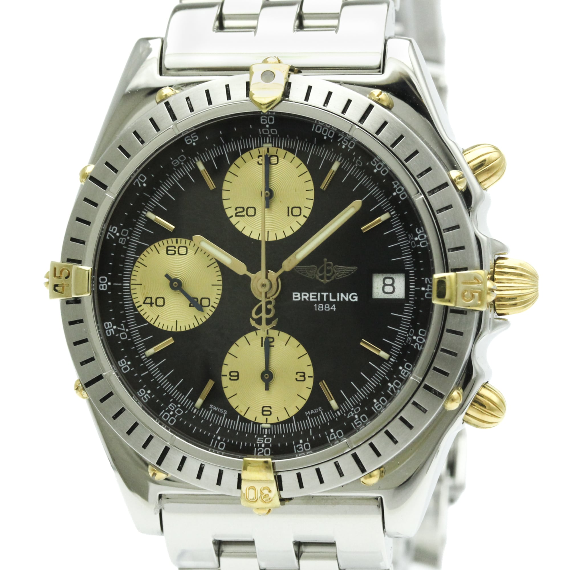 Breitling Chronomat B13047 Black Dial 40mm Watch