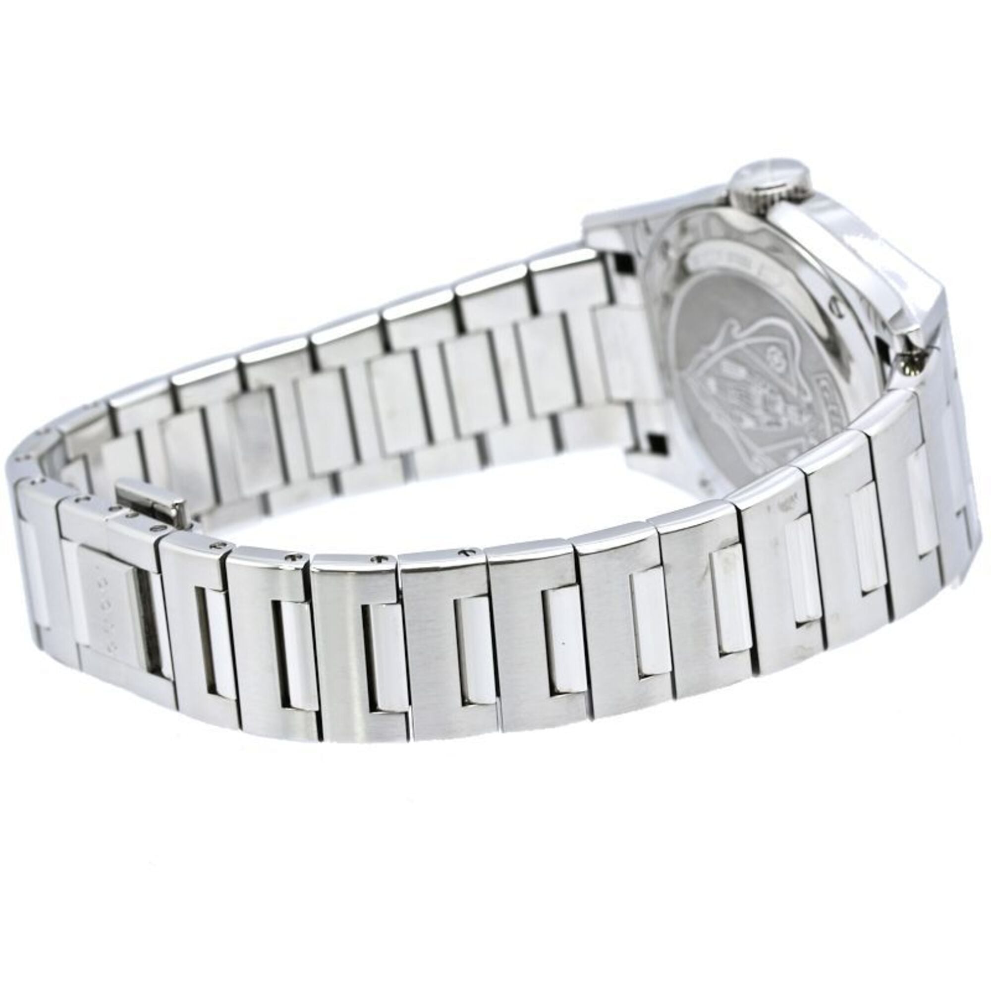GUCCI Pantheon Bezel Diamond 10P YA115404 115.4 Boys' Stainless Steel 40561