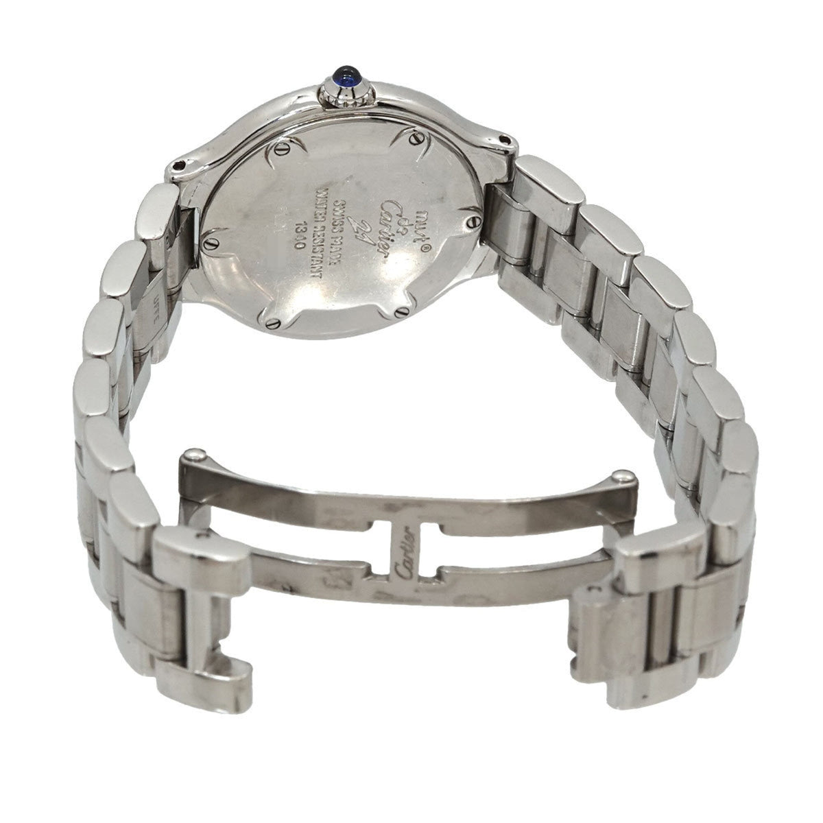 Cartier Must 21 Vingt-et-un W10109T2 Silber Zifferblatt 28 mm Uhr