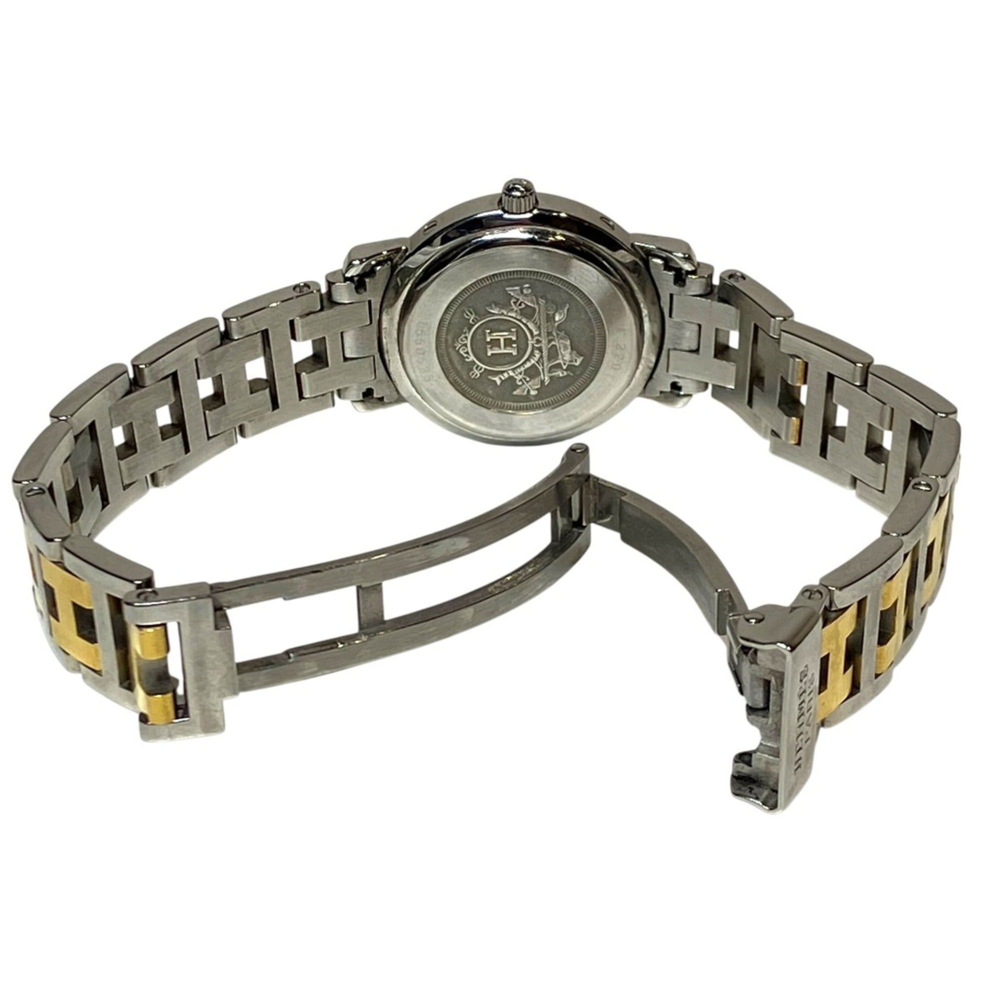 Hermes Clipper CL4.220 White Dial 23mm Watch