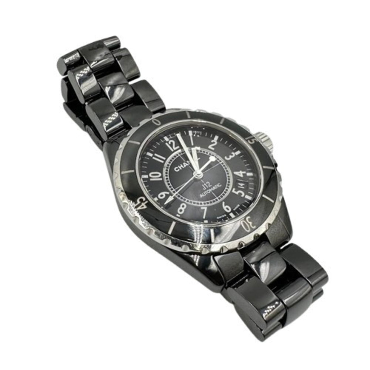 Chanel J12 H0685 Schwarz Zifferblatt 38 mm Uhr