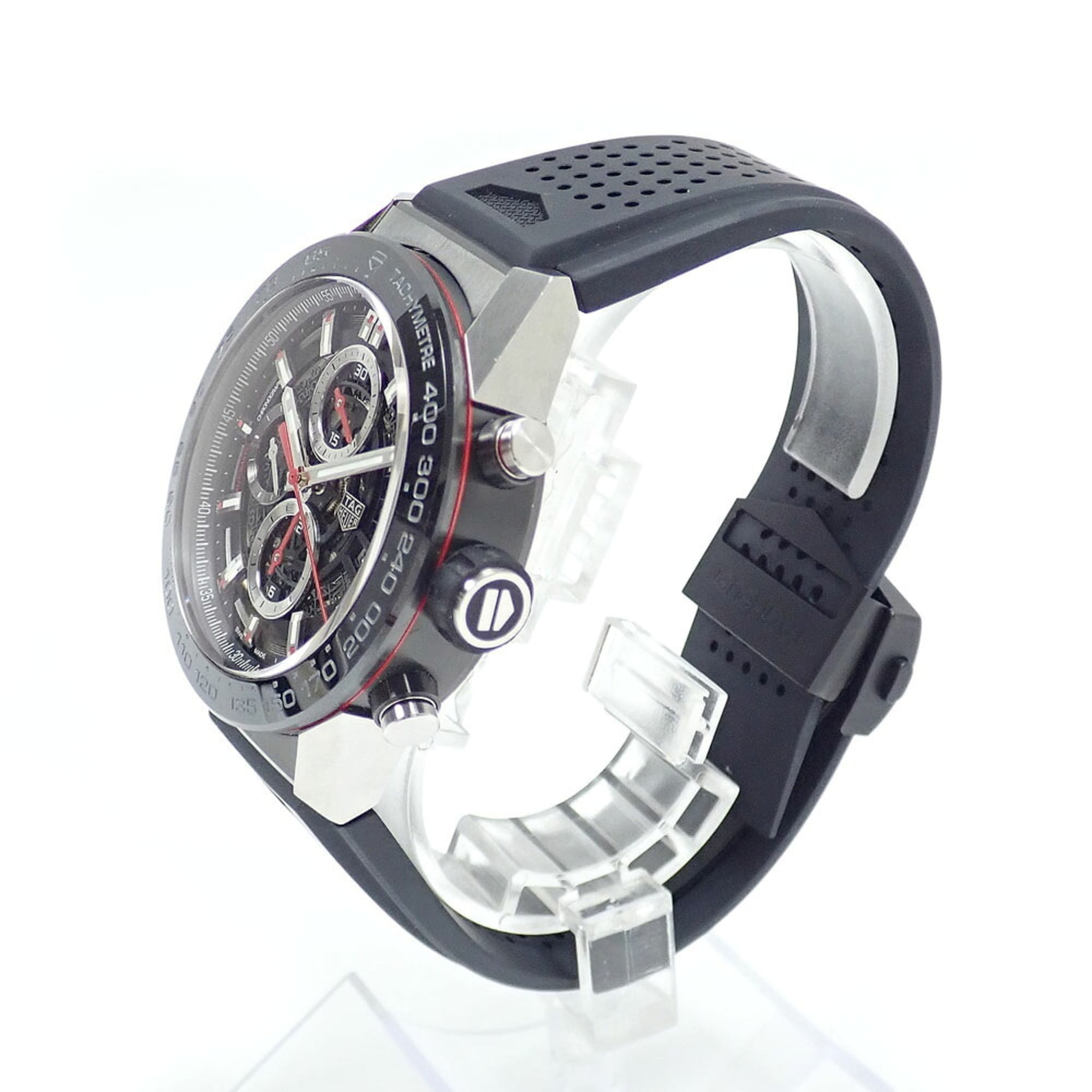 TAG Heuer Carrera Calibre 01 CAR2A1Z Black Dial 45mm Watch