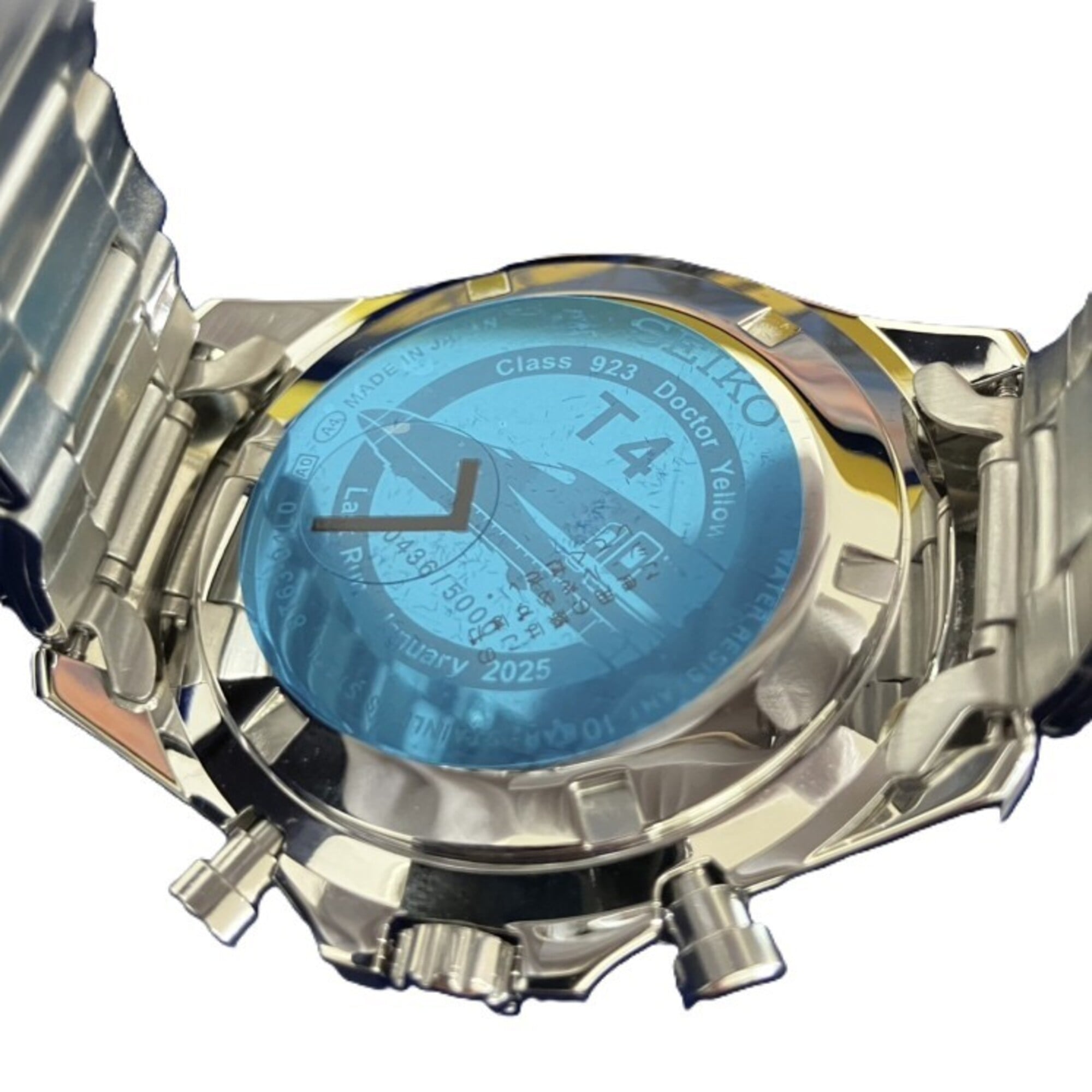 SEIKO Doctor Yellow T4 Memorial Watch Last Run Wristwatch