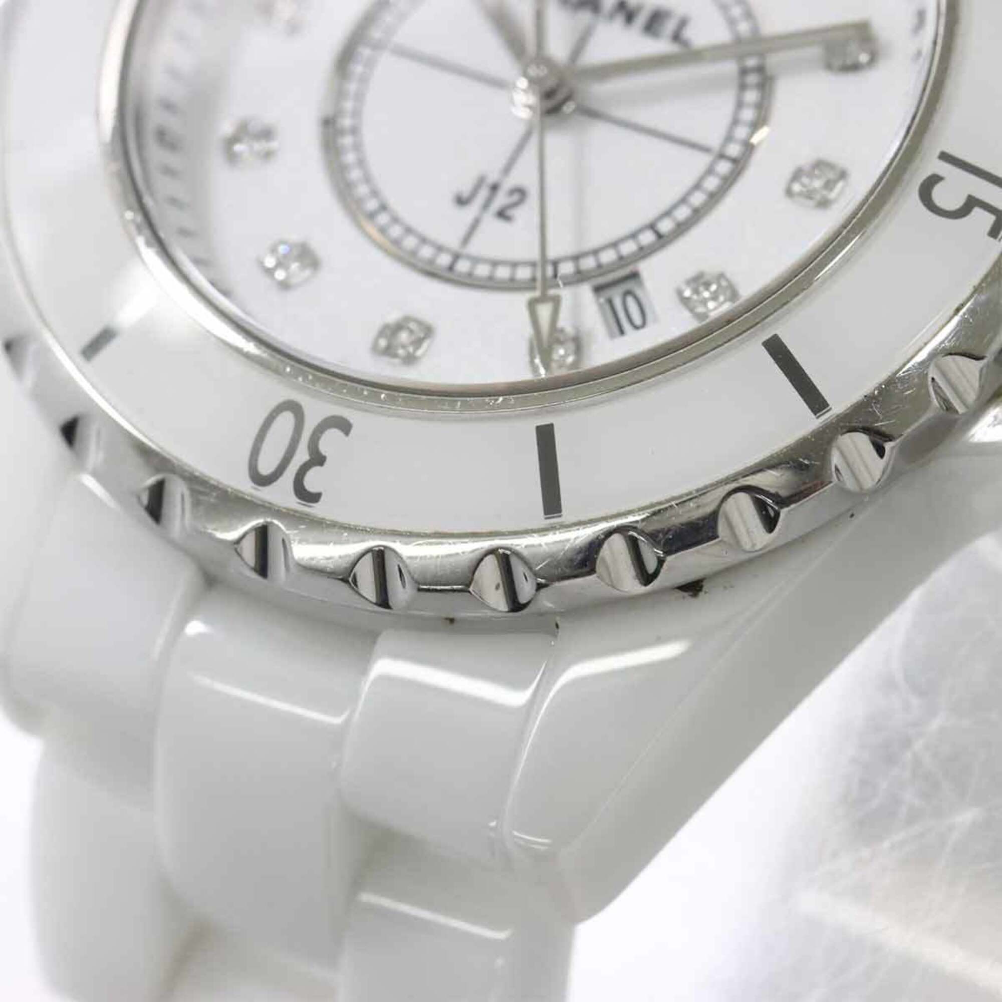 Chanel J12 33mm H1628 White Dial 34mm Watch