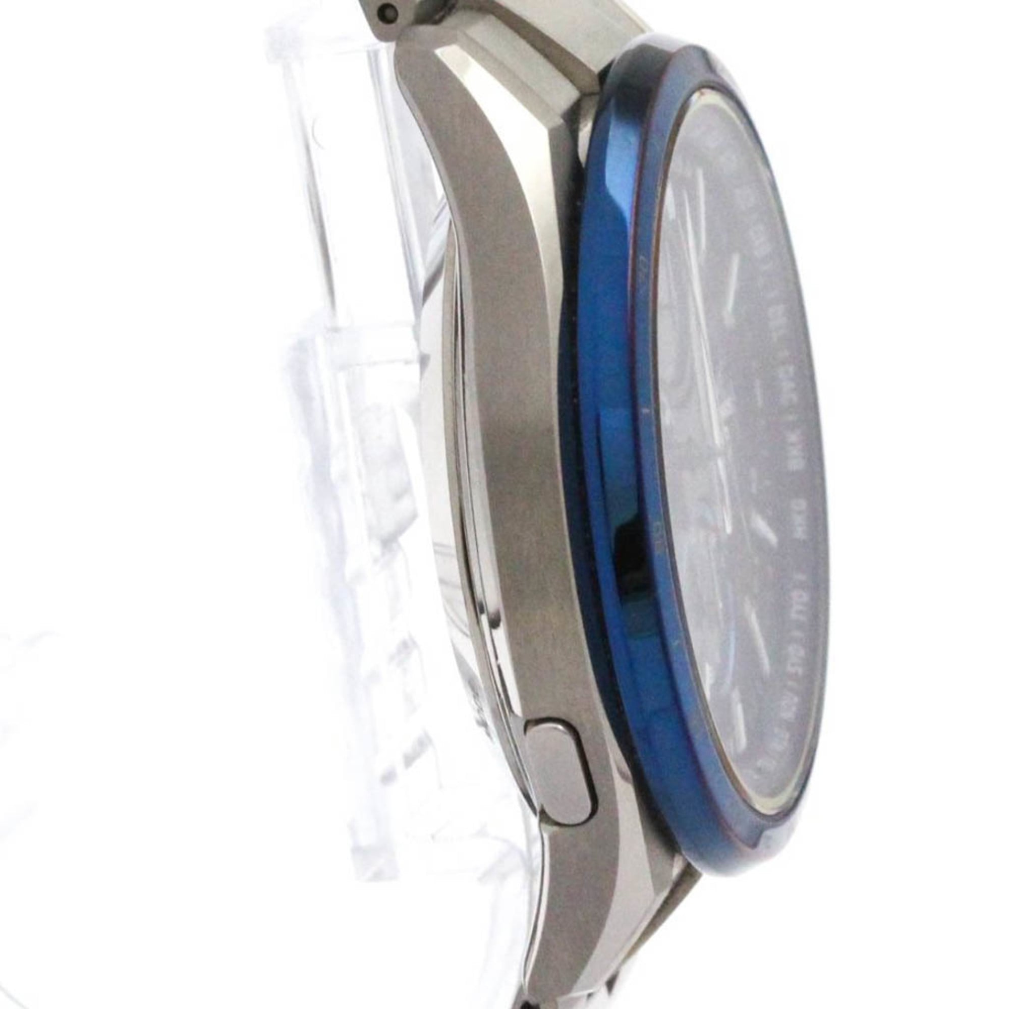 Montre pour homme CASIO Oceanus à énergie solaire, titane, synchronisation par ondes radio, modèle OCW-T4000D-1AJF