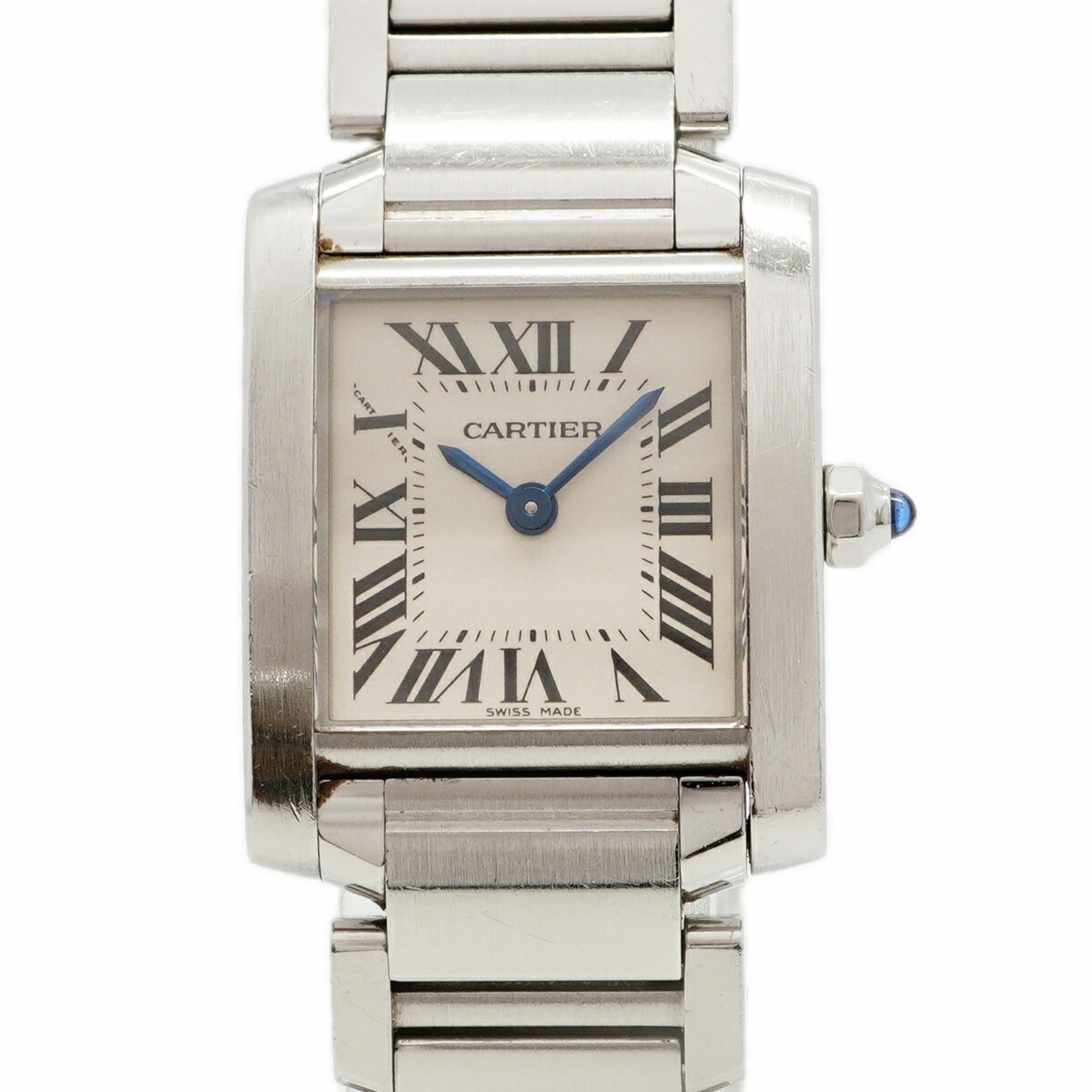 Cartier Tank Française SM W51008Q3 Ivory Dial Women's Watch