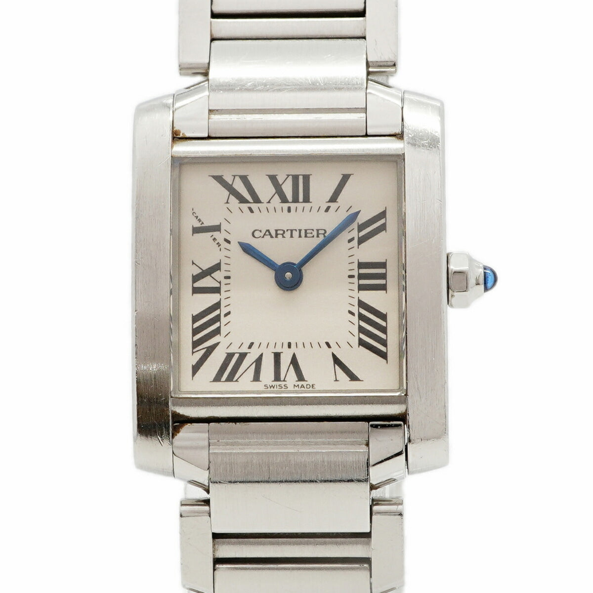 Cartier Tank Française SM W51008Q3 Ivory Dial Women display picture 3