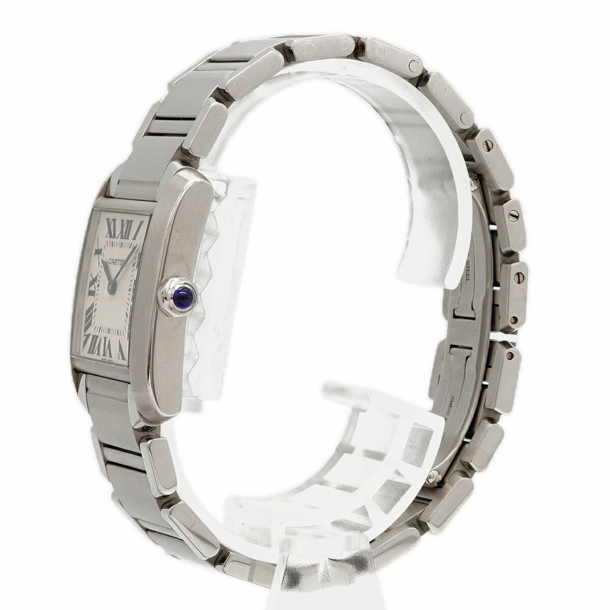 Cartier Tank W51003Q3 Ivory Dial Stainless steel 25mm Watch