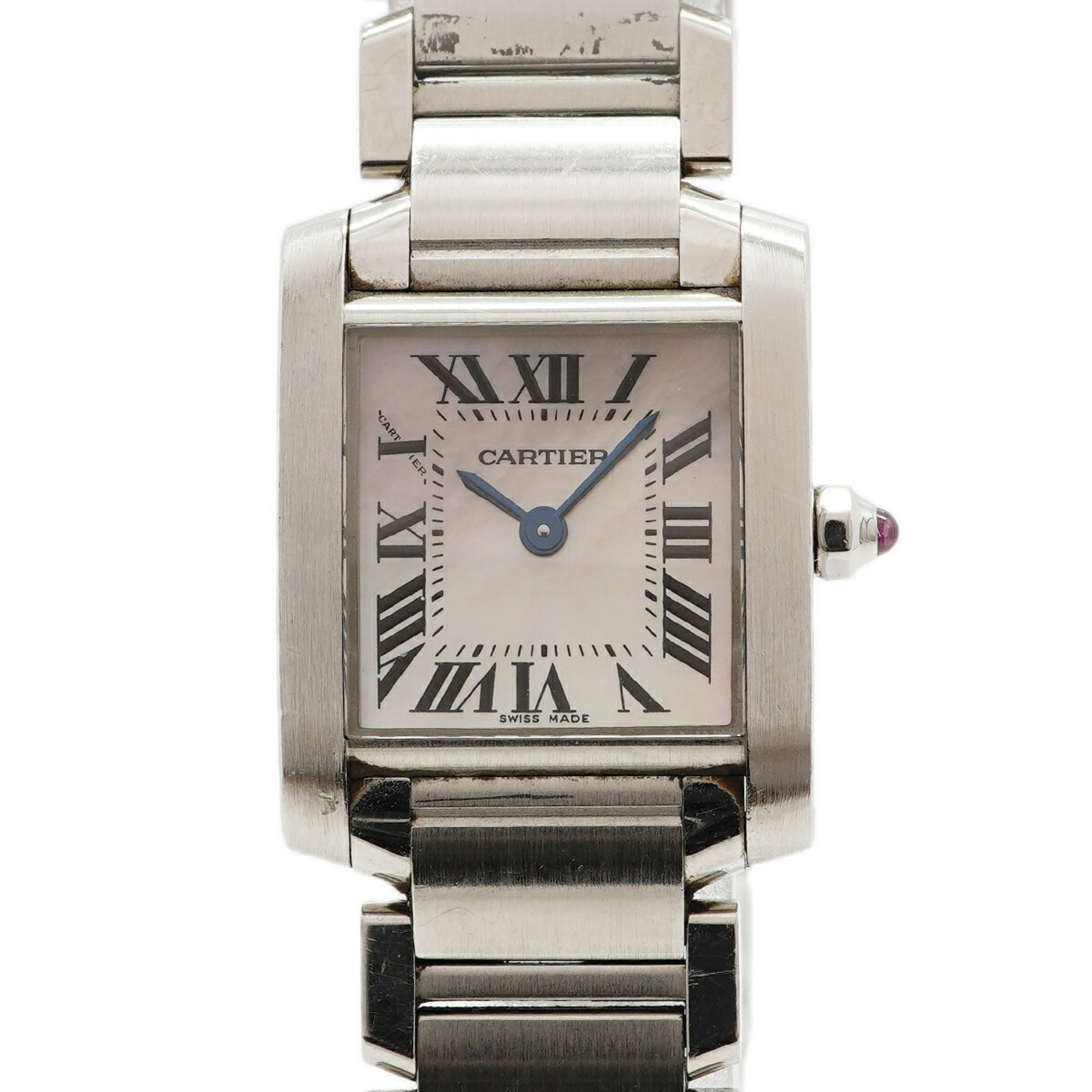 Cartier Tank W51028Q3 Pink Dial 20mm Watch