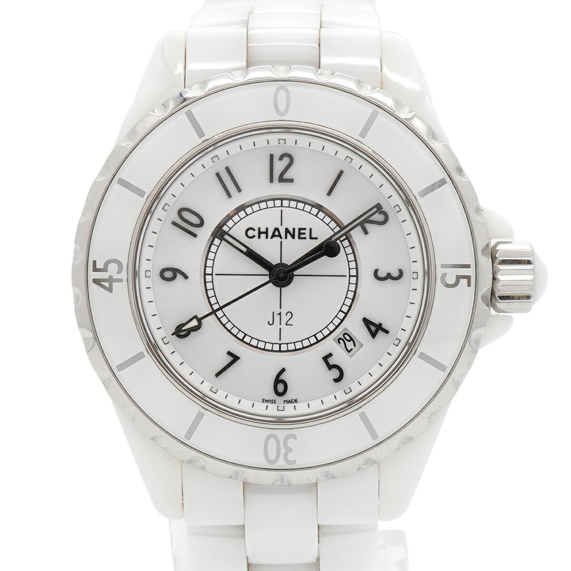 Chanel J12 H0968 White Dial 33mm Watch
