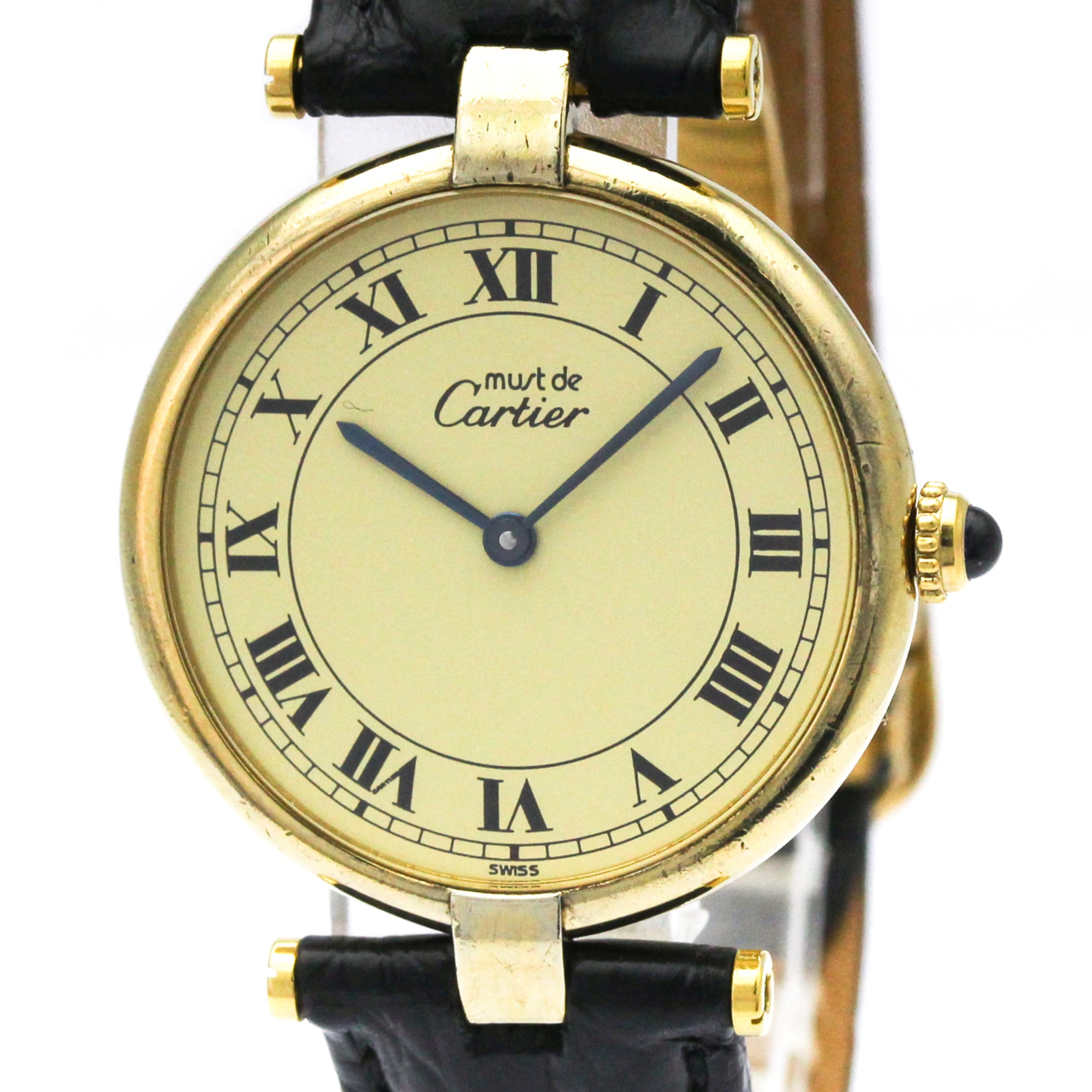 Cartier Must 590000 Ivory Dial 30mm Watch