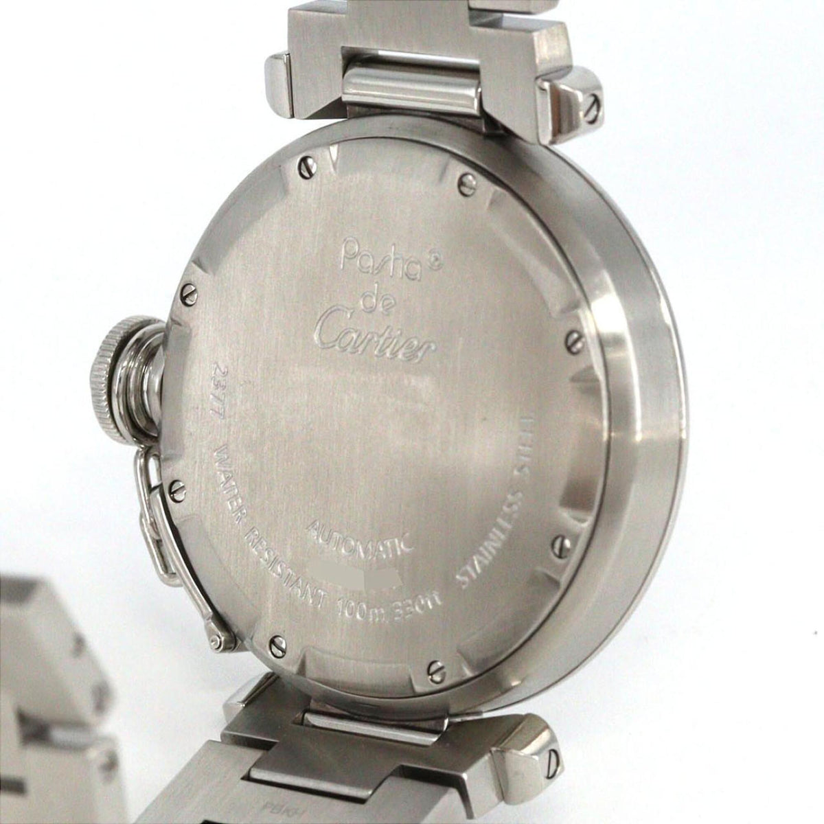Cartier Pasha C GMT W31078M7 Silver Dial 35mm Watch