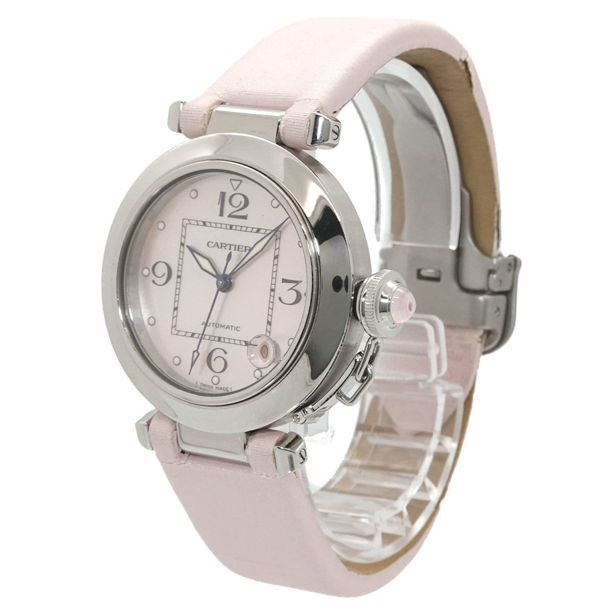 Cartier Pasha C W3106499 Pink shell Dial 35mm Watch