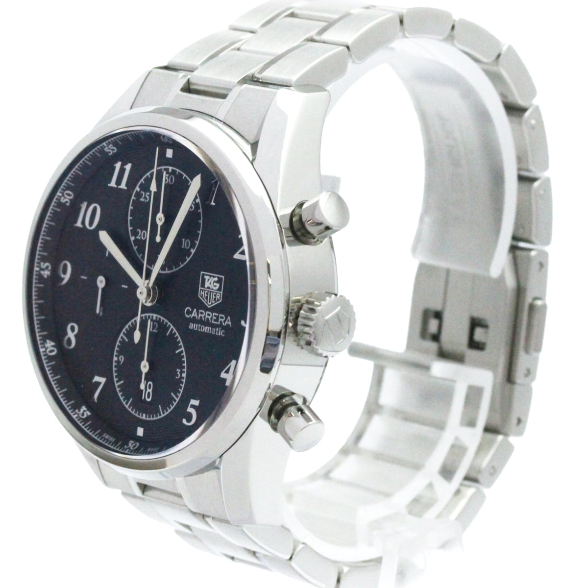 TAG Heuer Carrera CAS2110 Schwarz Zifferblatt 41 mm Uhr