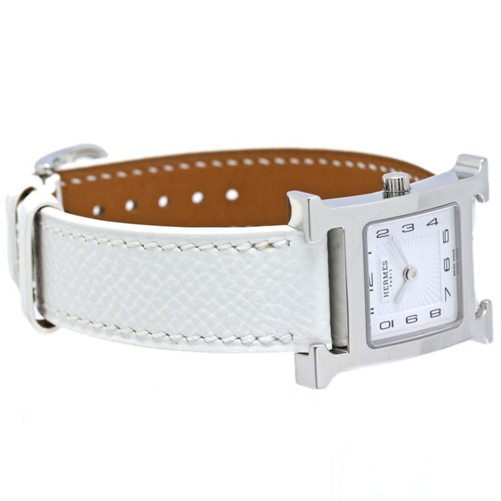 HERMES H-Watch HH1.210.131 UU01 Damenuhr Edelstahl x Epsom 40438