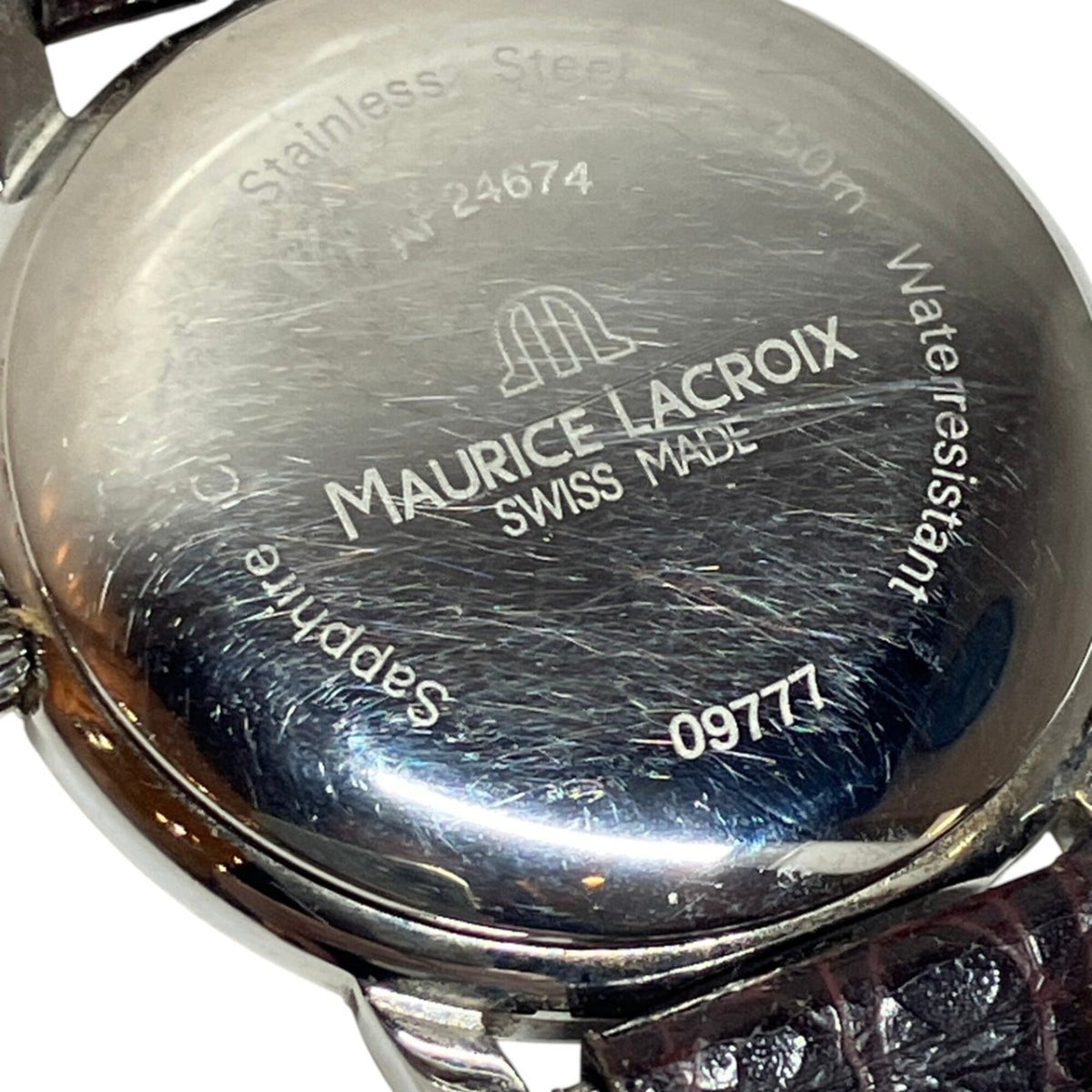 Maurice Lacroix Pontos Day-Date 9777 Schwarz Zifferblatt 37 mm Uhr