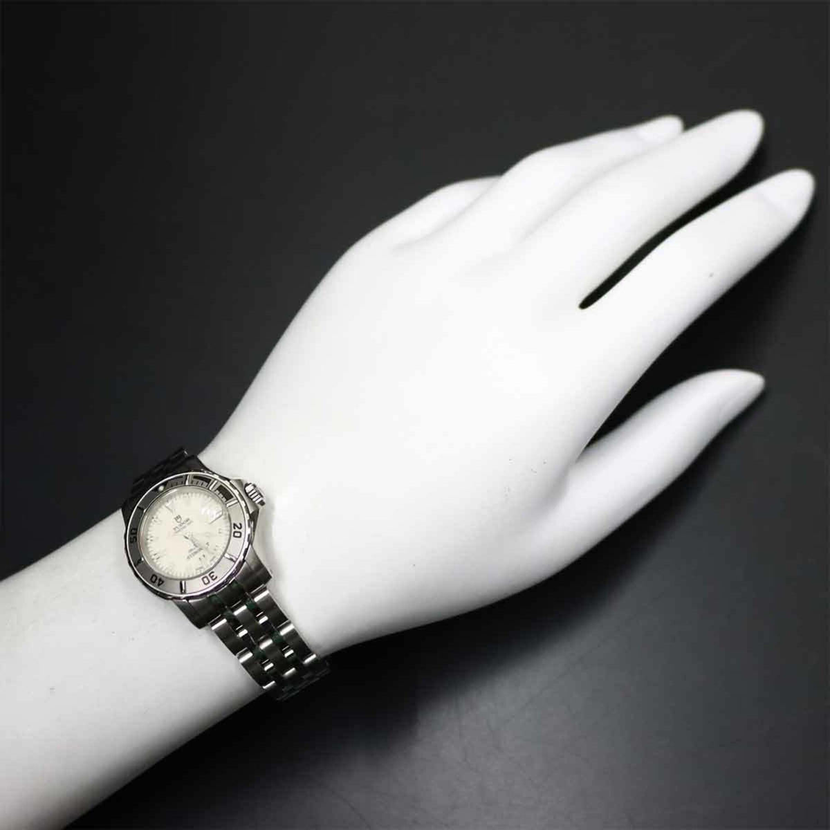 Tudor Princess Datum Hydronaut 99090 Elfenbein Zifferblatt 28 mm Uhr