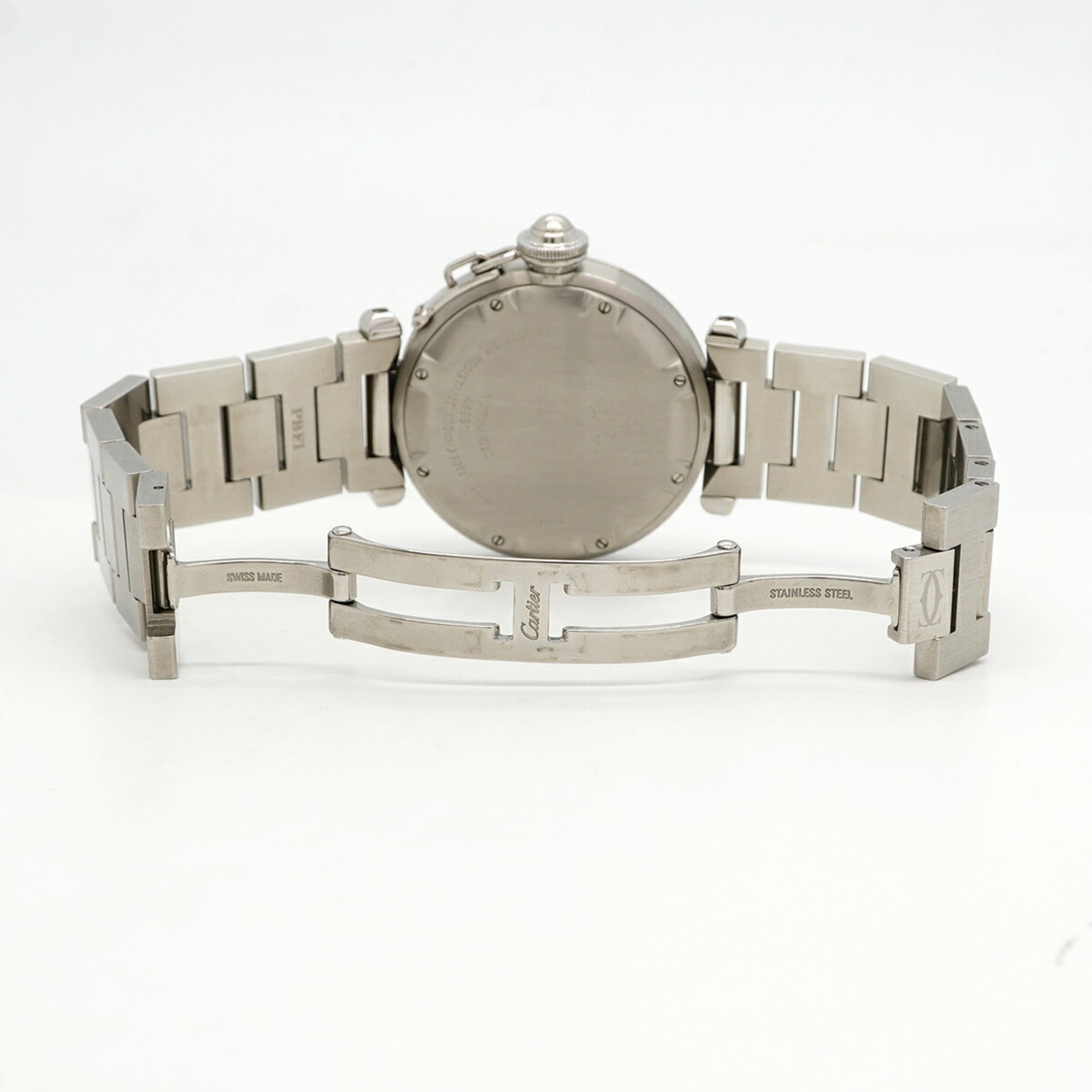 Cartier Pasha W31029M7 Silver Dial Stainless steel 35mm Watch