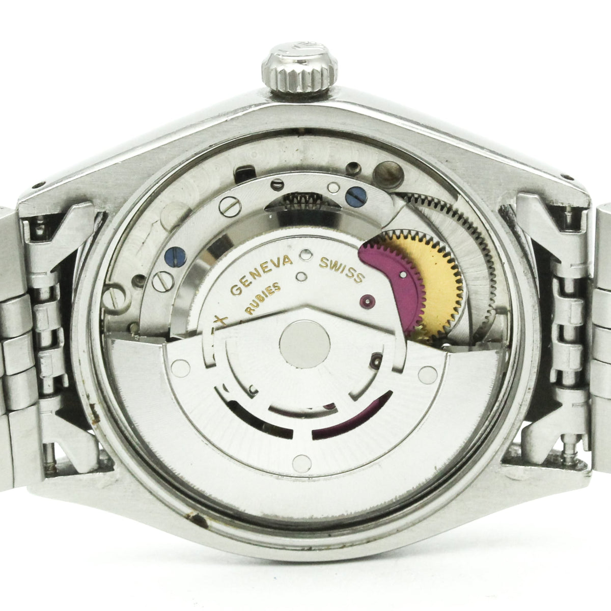 Rolex Airking 5500 Silber Zifferblatt 34 mm Uhr