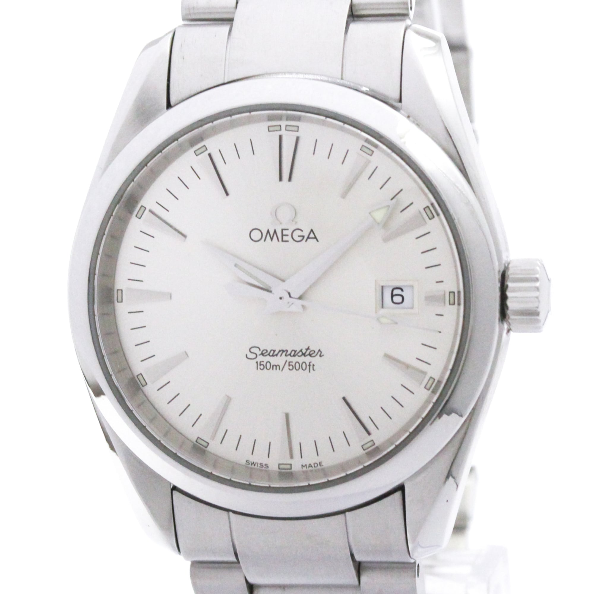 OMEGA Seamaster Aqua Terra Steel Quartz Mens Watch 2518.30 Polished