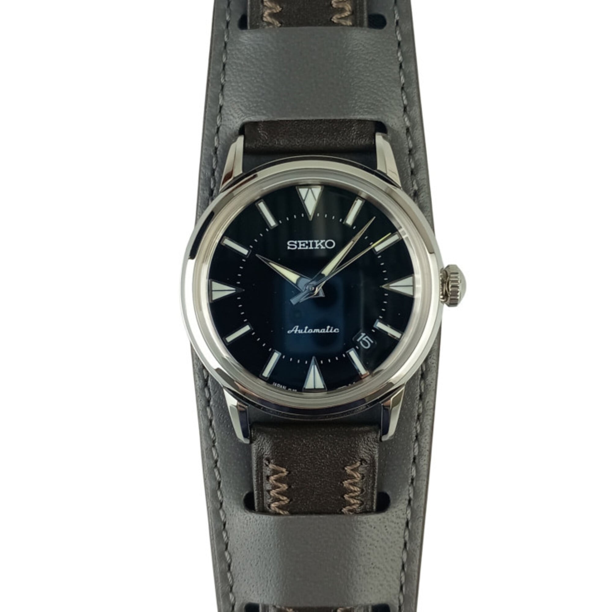Seiko Alpinist 6L35-00E0 SJE085 Black Dial 36mm Watch