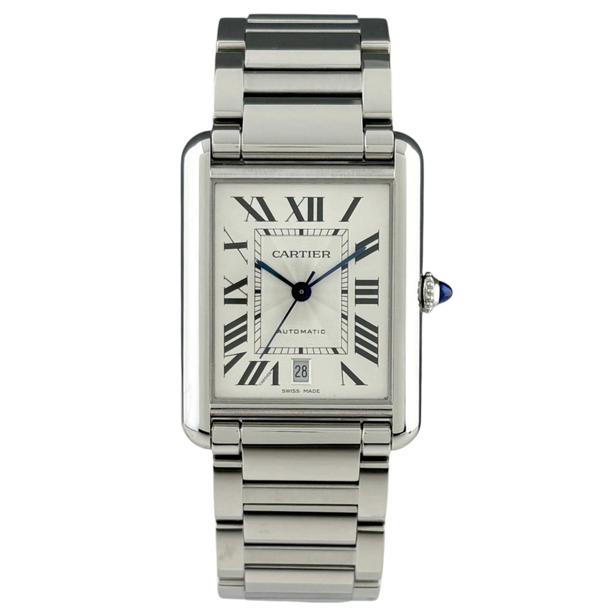 Cartier Tank Must XL WSTA0053 Silver Dial 31mm Watch