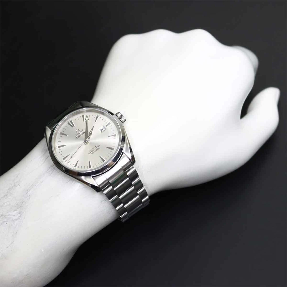 Omega Seamaster Aqua Terra Co-Axial 2502 20 Silver Dial 42mm Watch