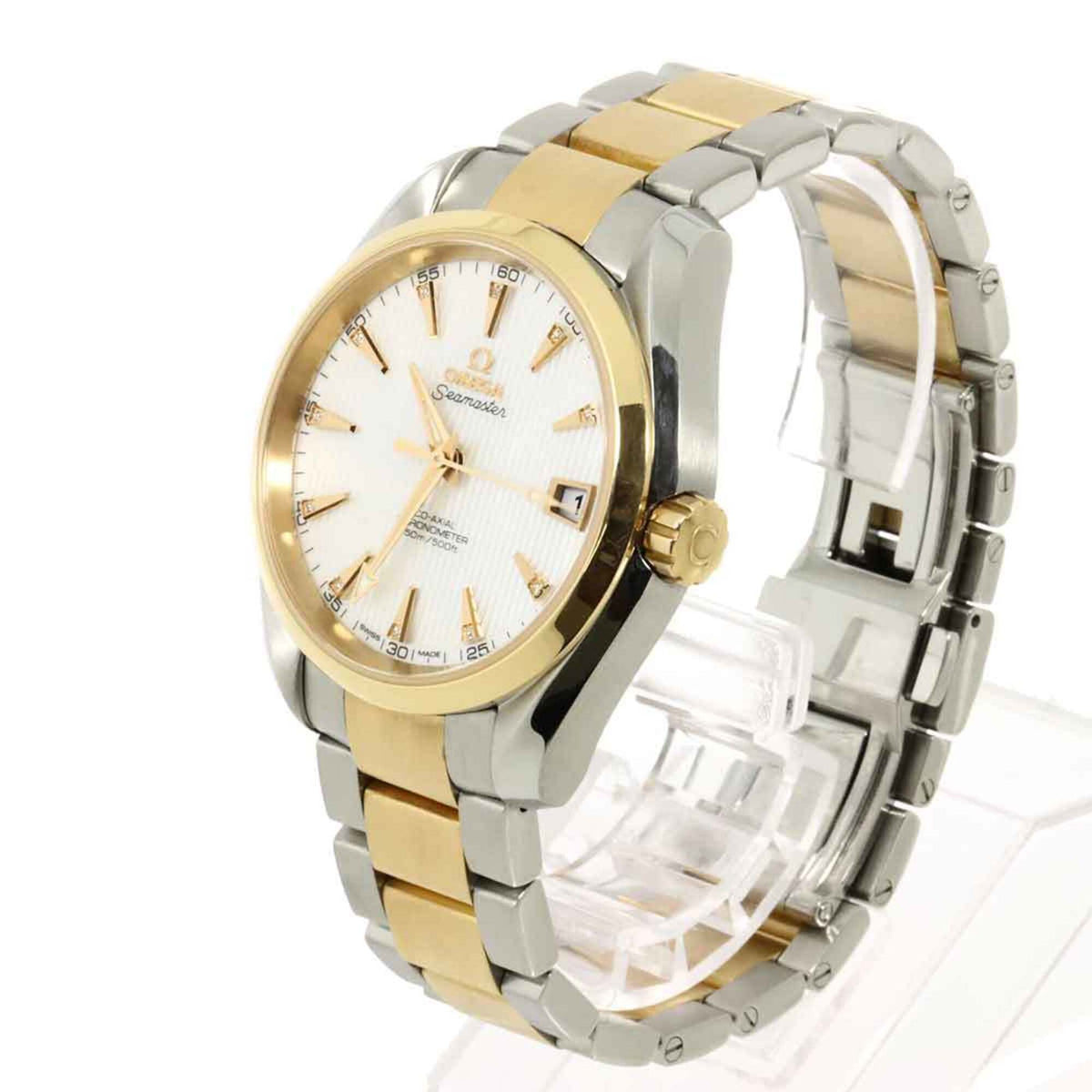Omega Seamaster Aqua Terra 231 20 39 21 55 001 Weiß Gehäuse Zifferblatt 39mm Uhr