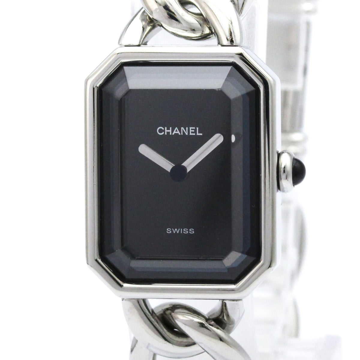 Chanel Premiere L Quartz Black Dial Bracelet Watch Chanel Premier Quartz Watch With Box Size L - Hawaii Estate  main image 4