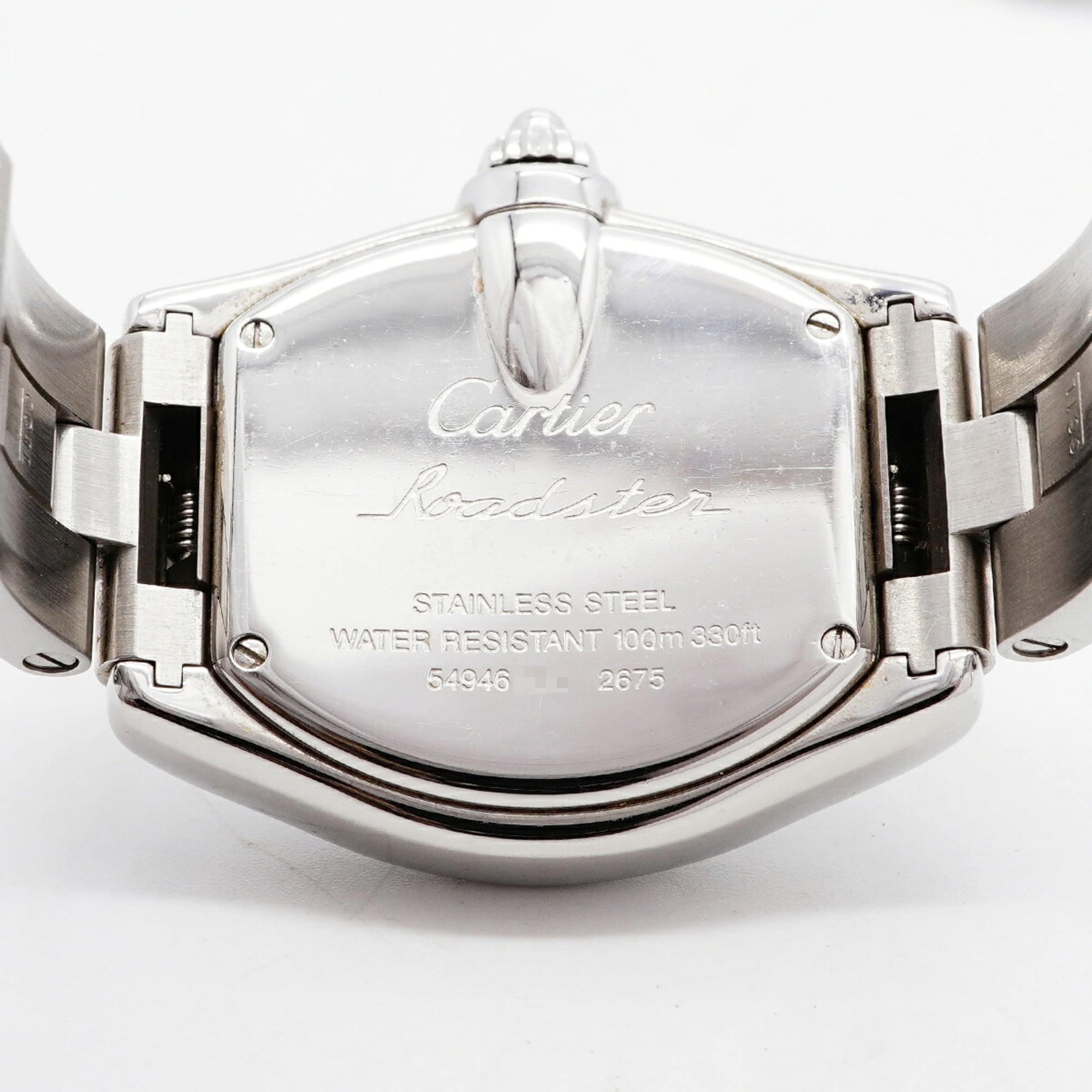 Cartier Roadster SM W62016V3 Silver Dial 31mm Watch
