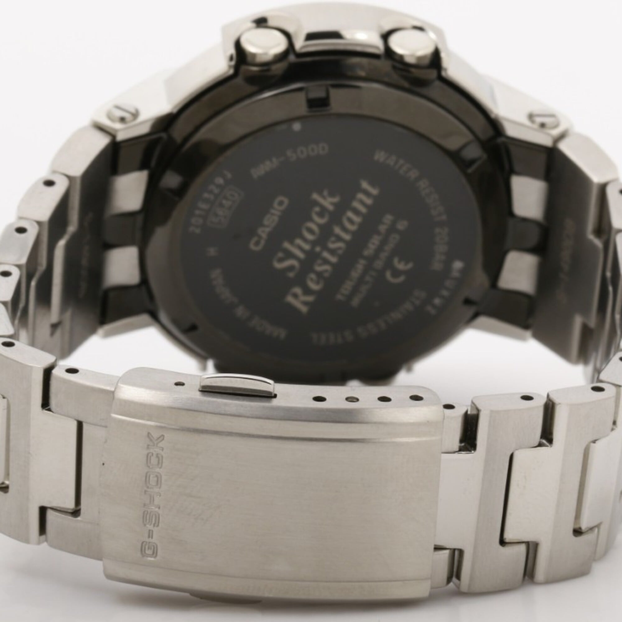 Montre Pour Hommes CASIO G-SHOCK FULL METAL série AW-500, modèle AWM-500D-1A8JF, gris argenté, en acier inoxydable