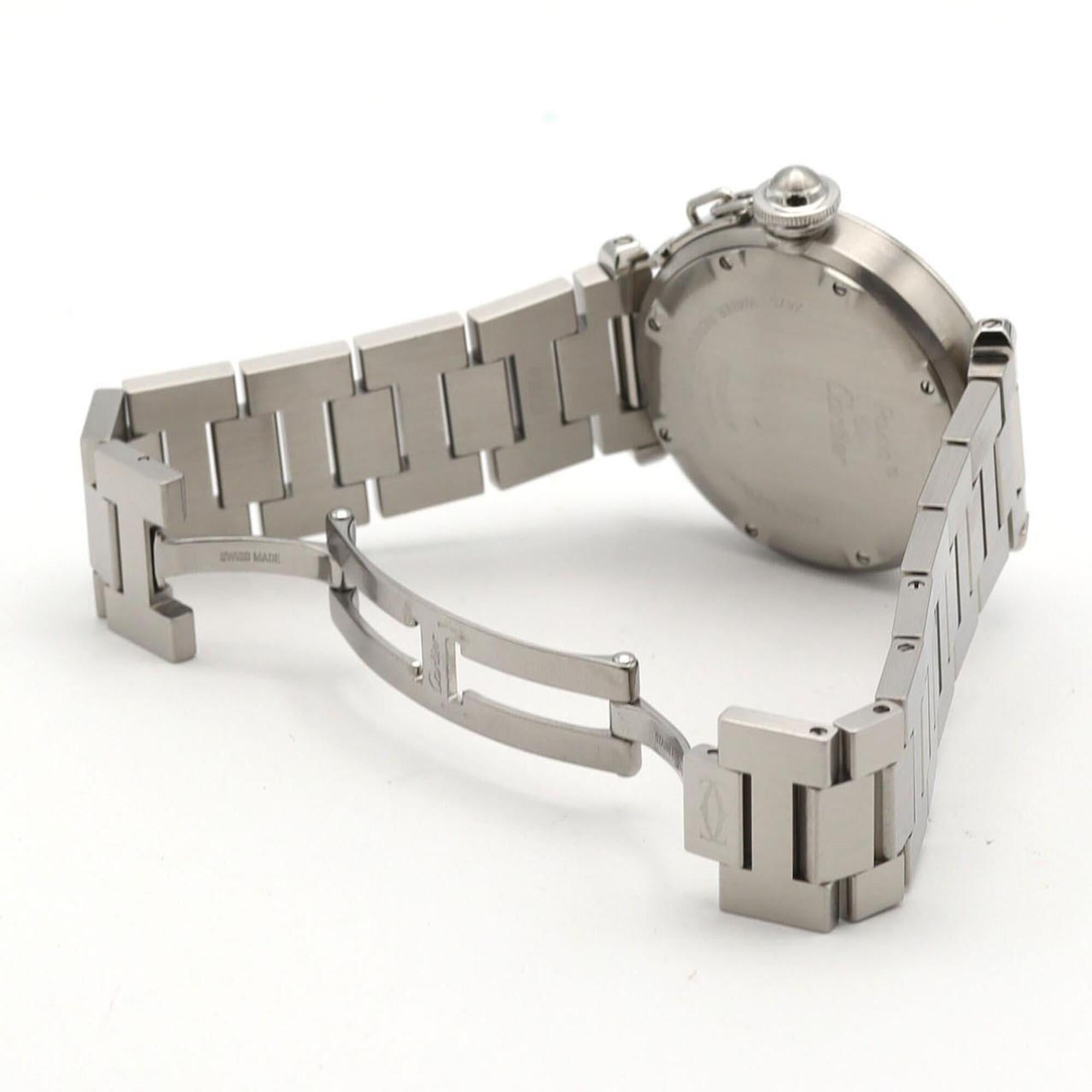 Cartier Pasha C W31055M7 White Dial 35mm Watch