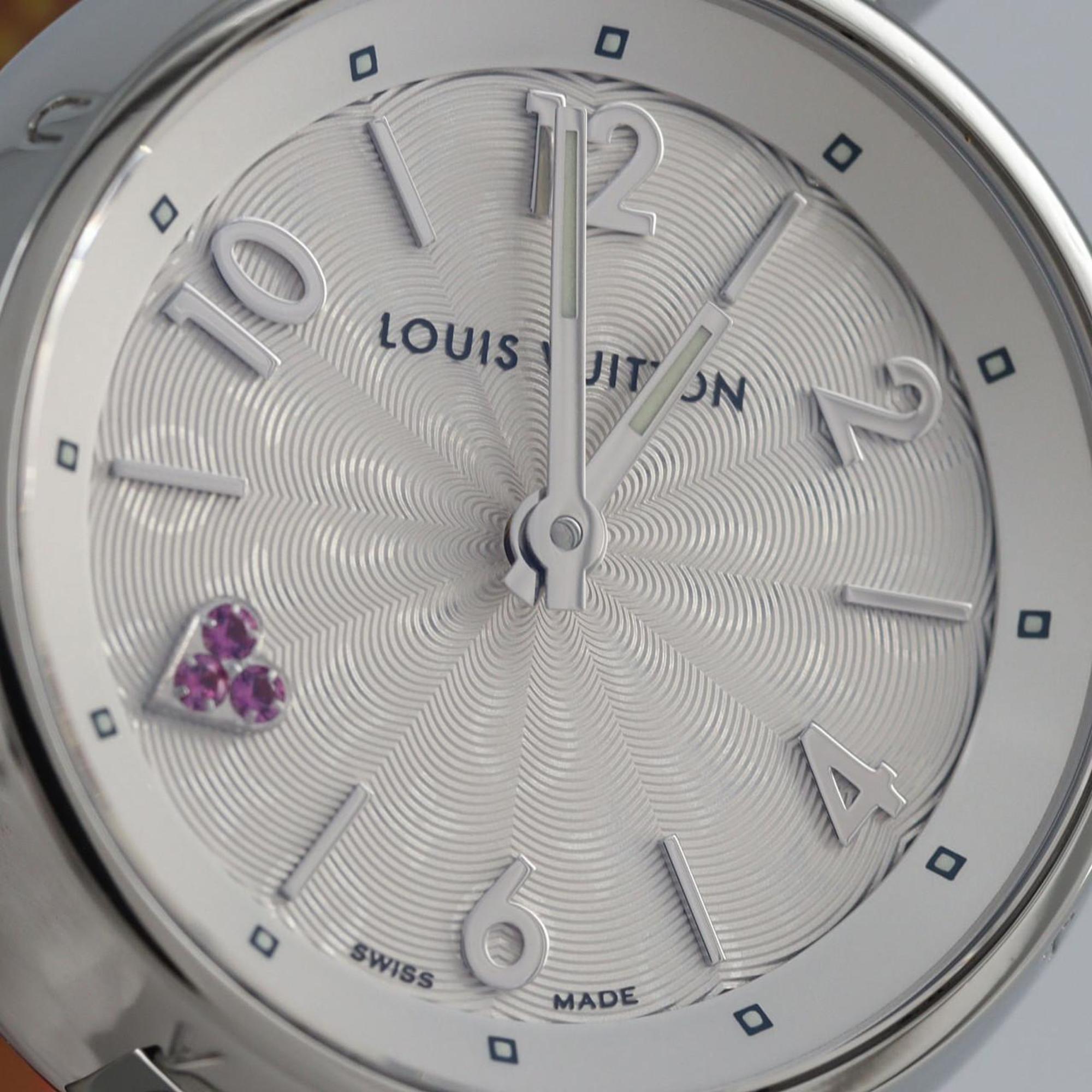 Louis Vuitton Tambour Q1218 roestvrijstalen quartzhorloge