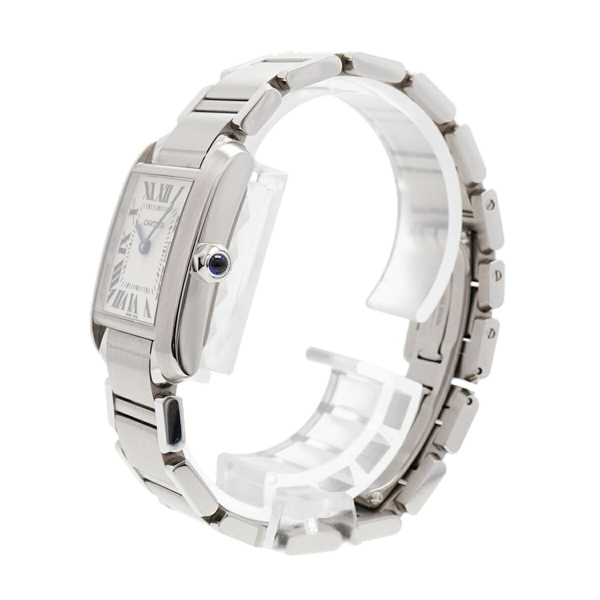 Cartier Tank Française MM W51011Q3 Ivory Dial 25mm Watch